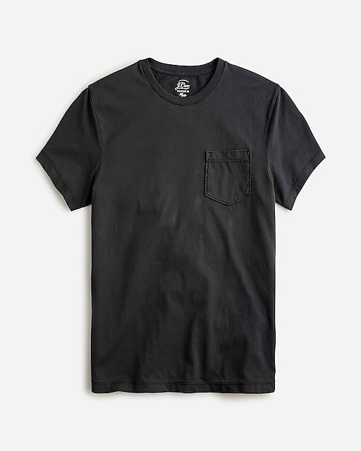 mens Broken-in short-sleeve pocket T-shirt