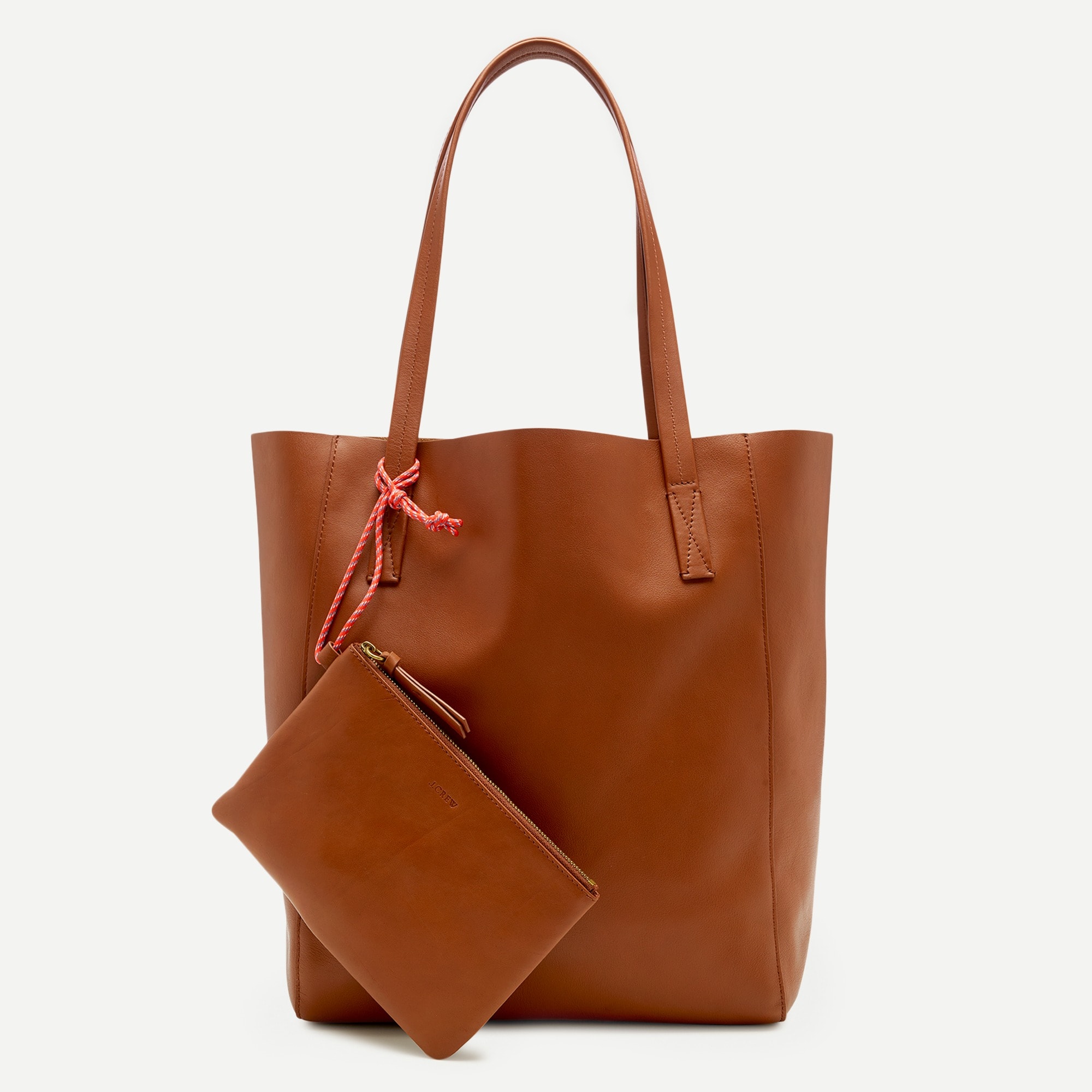 J Leather Shoulder Bag