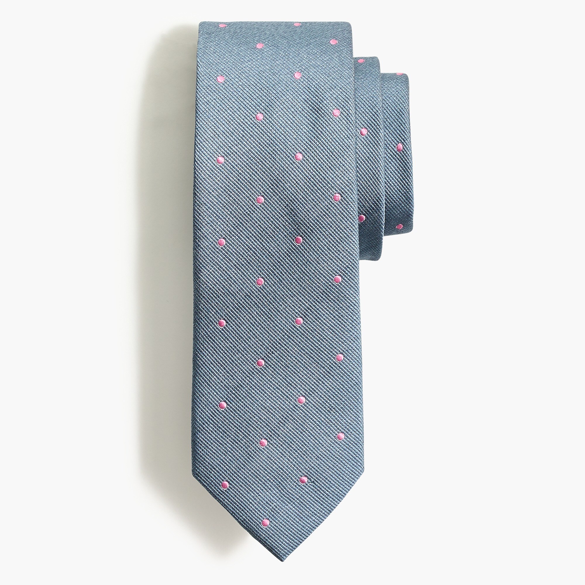 silk dot tie for men