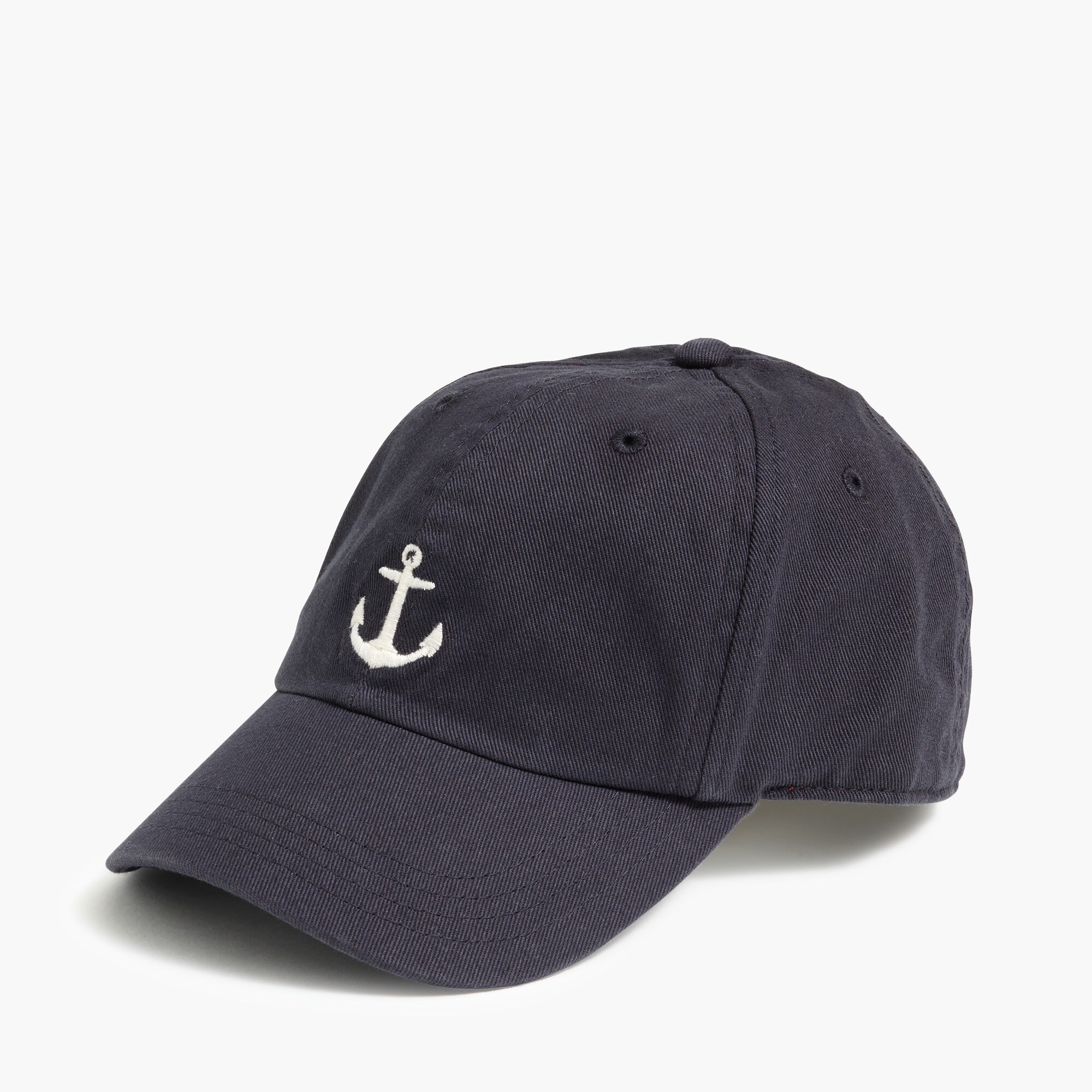 Boys' embroidered anchor baseball cap