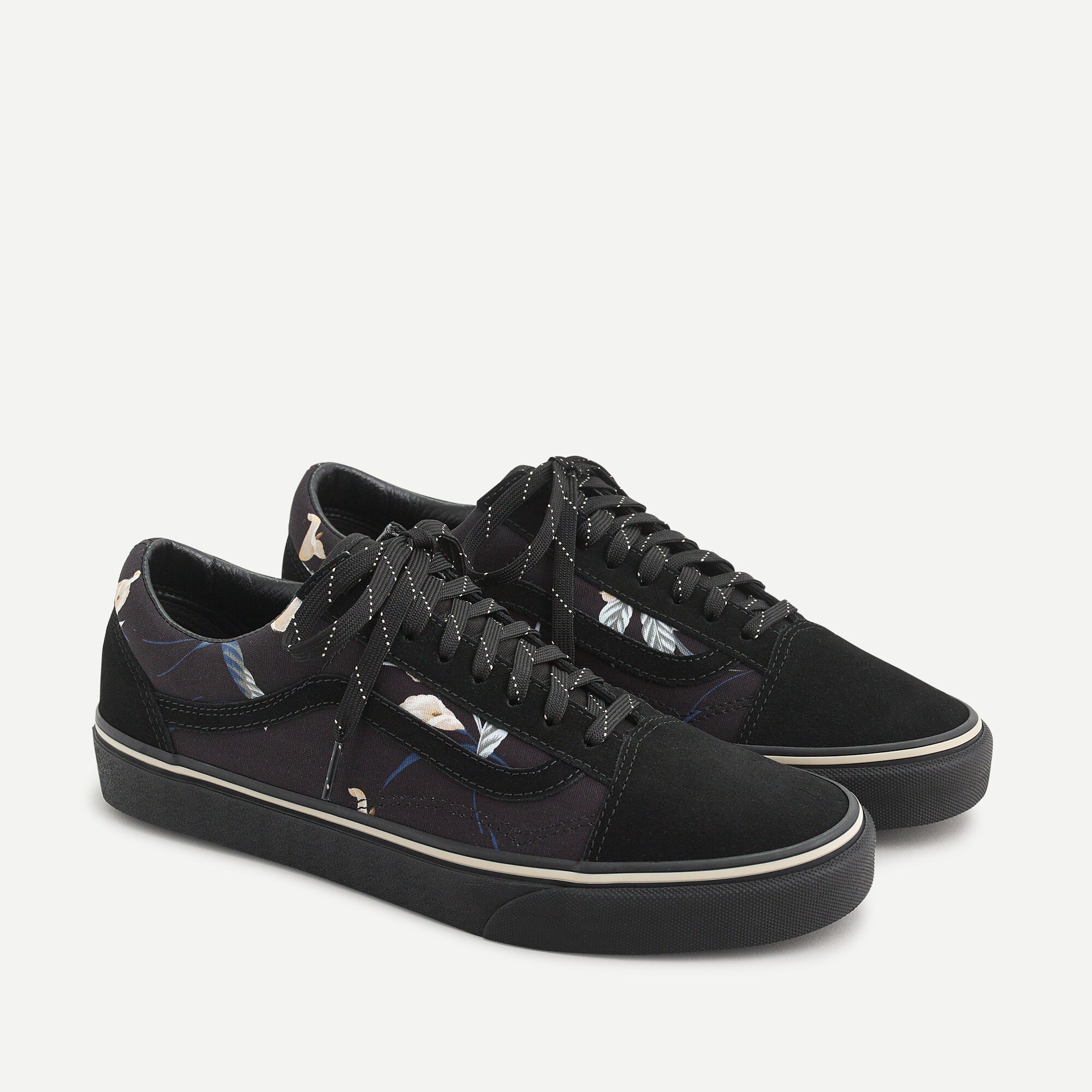 vans for j crew old skool sneakers in suede