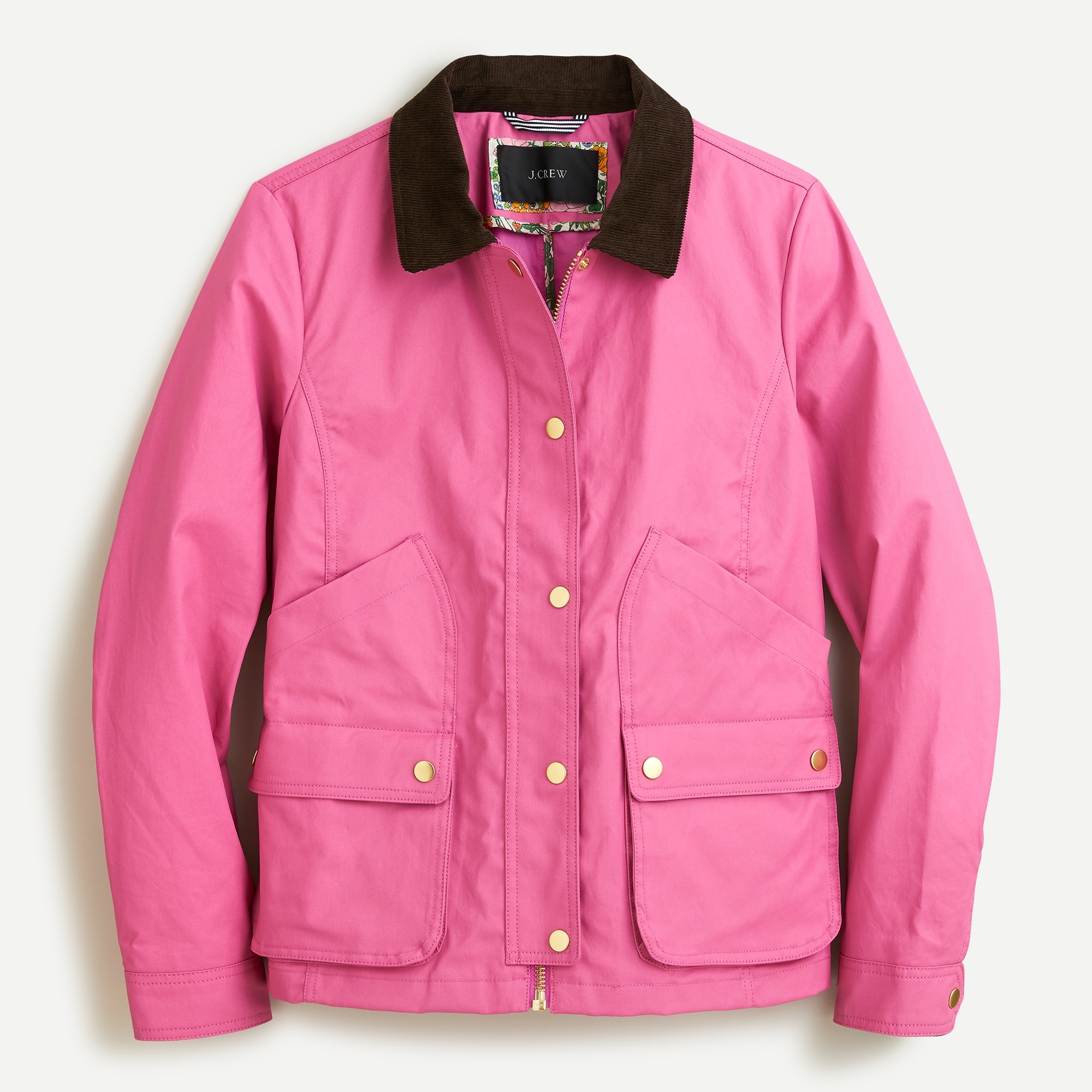 J.Crew: Barn Jacket™ With Liberty® Floral Print For Women