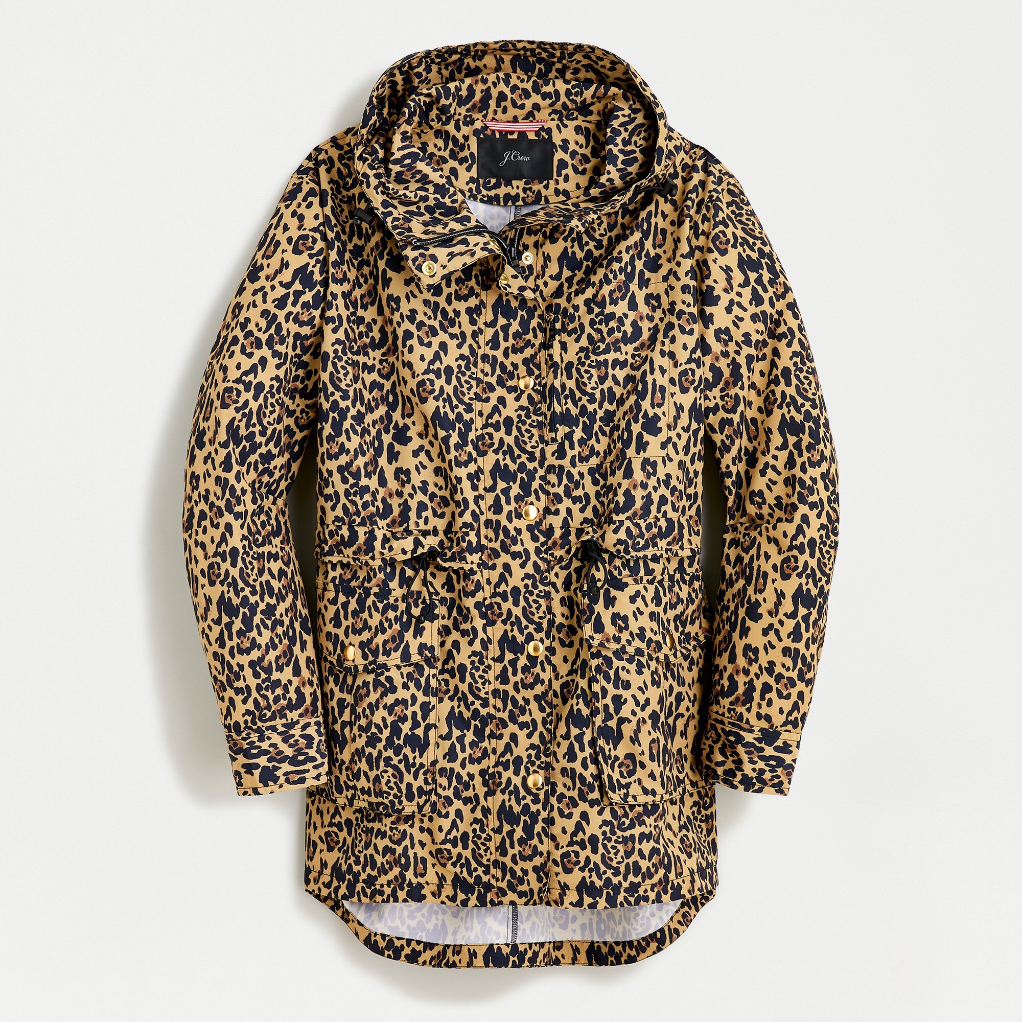 Perfect rain jacket in leopard print