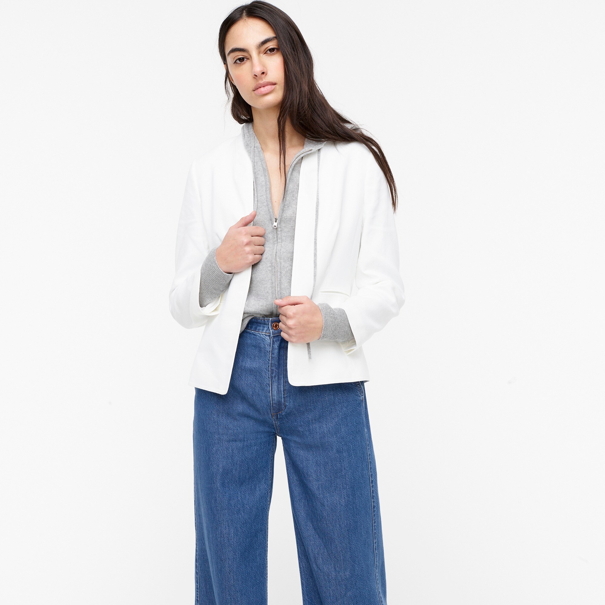 J.Crew Goingout Blazer In Stretch Linen For Women