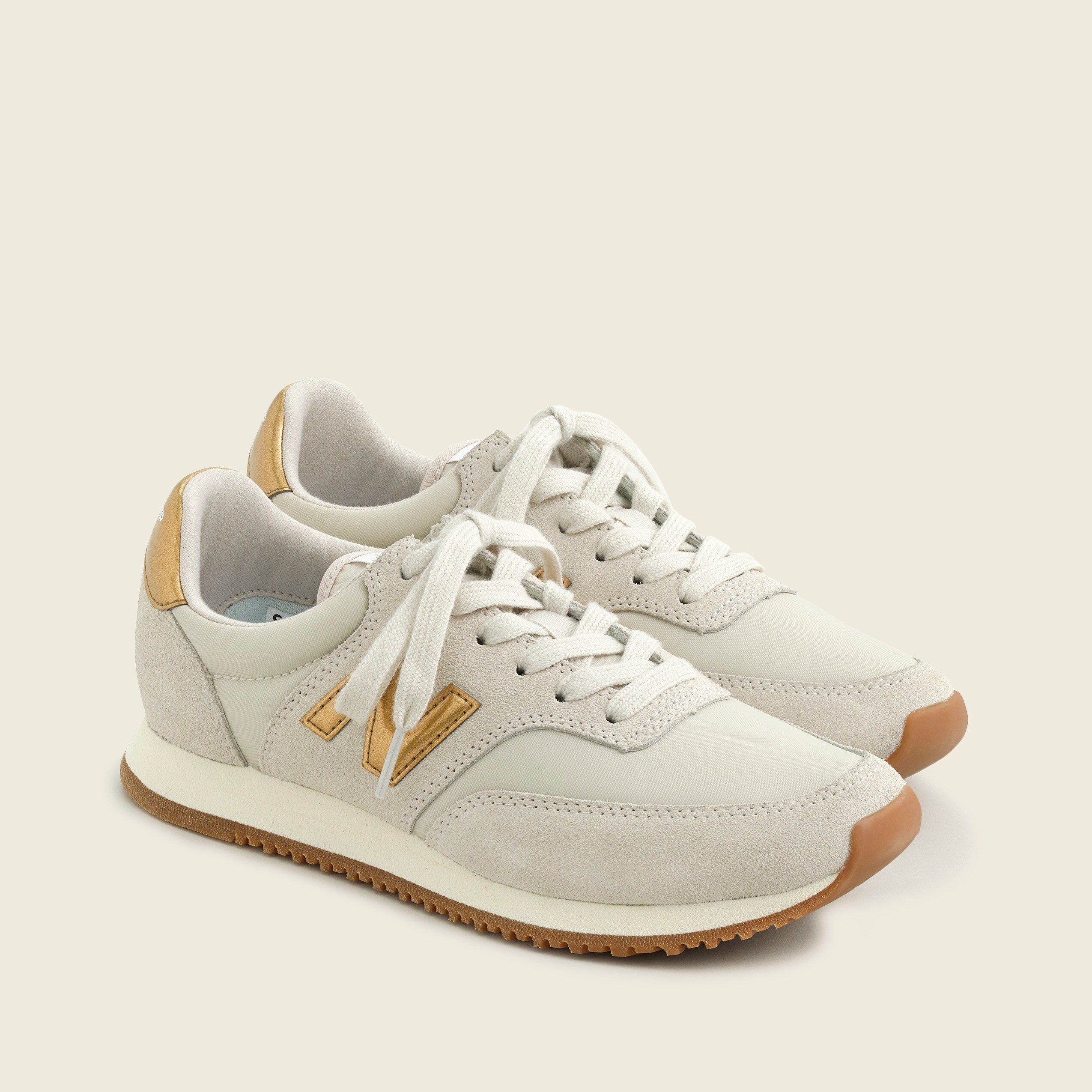 New Balance® X J.Crew Comp 100 sneakers in gold salt