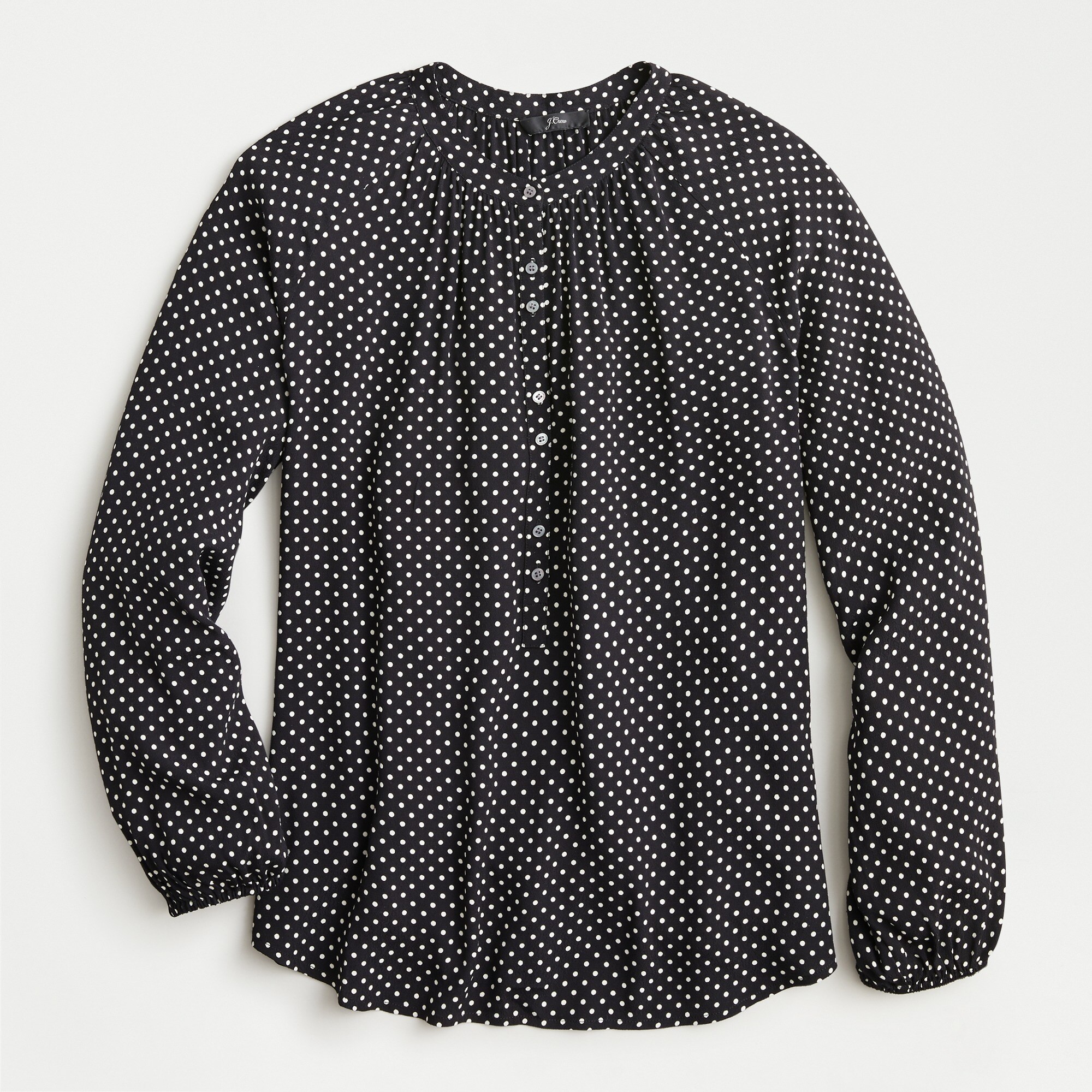 j crew polka dot shirt