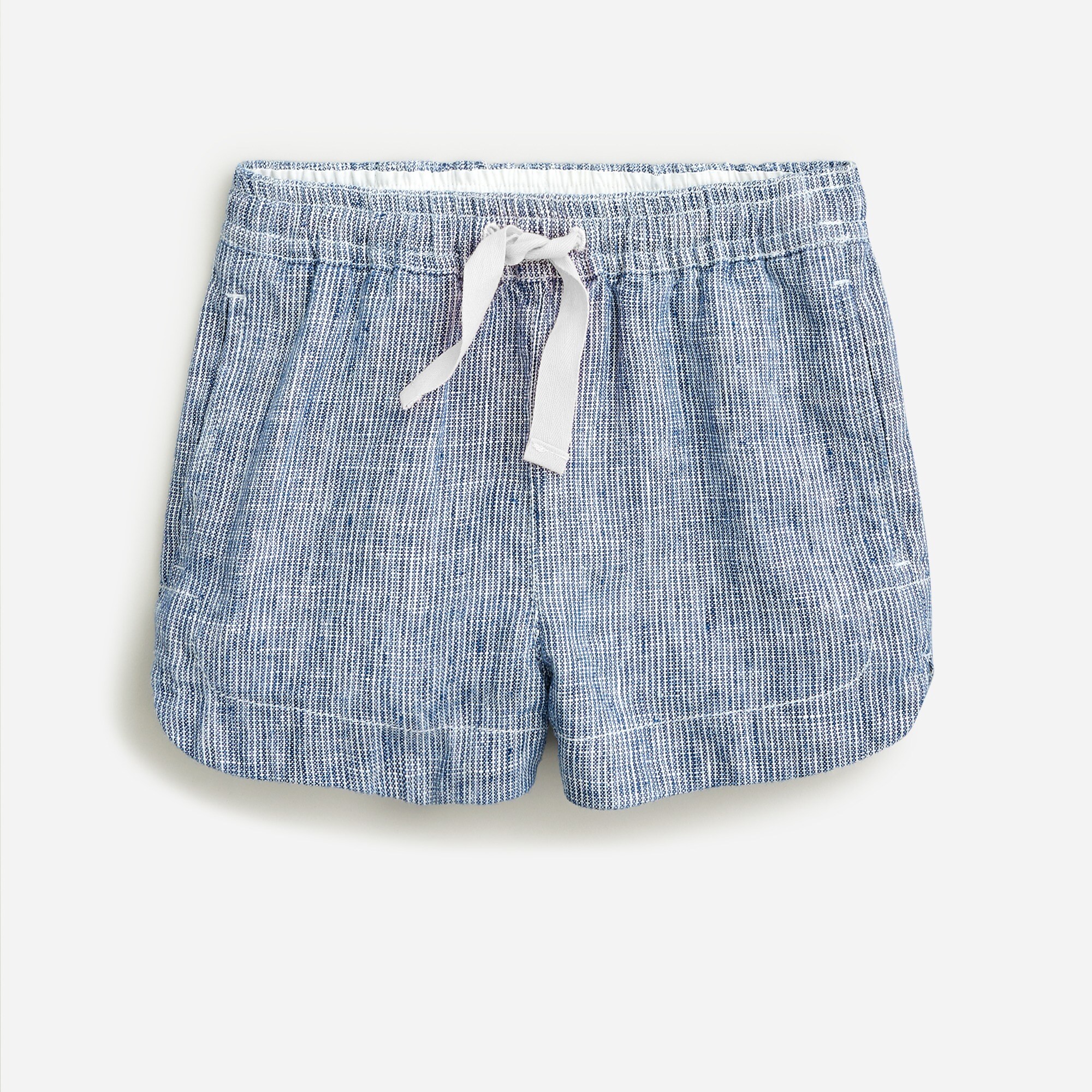 girls Girls' fishtail-hem short in linen