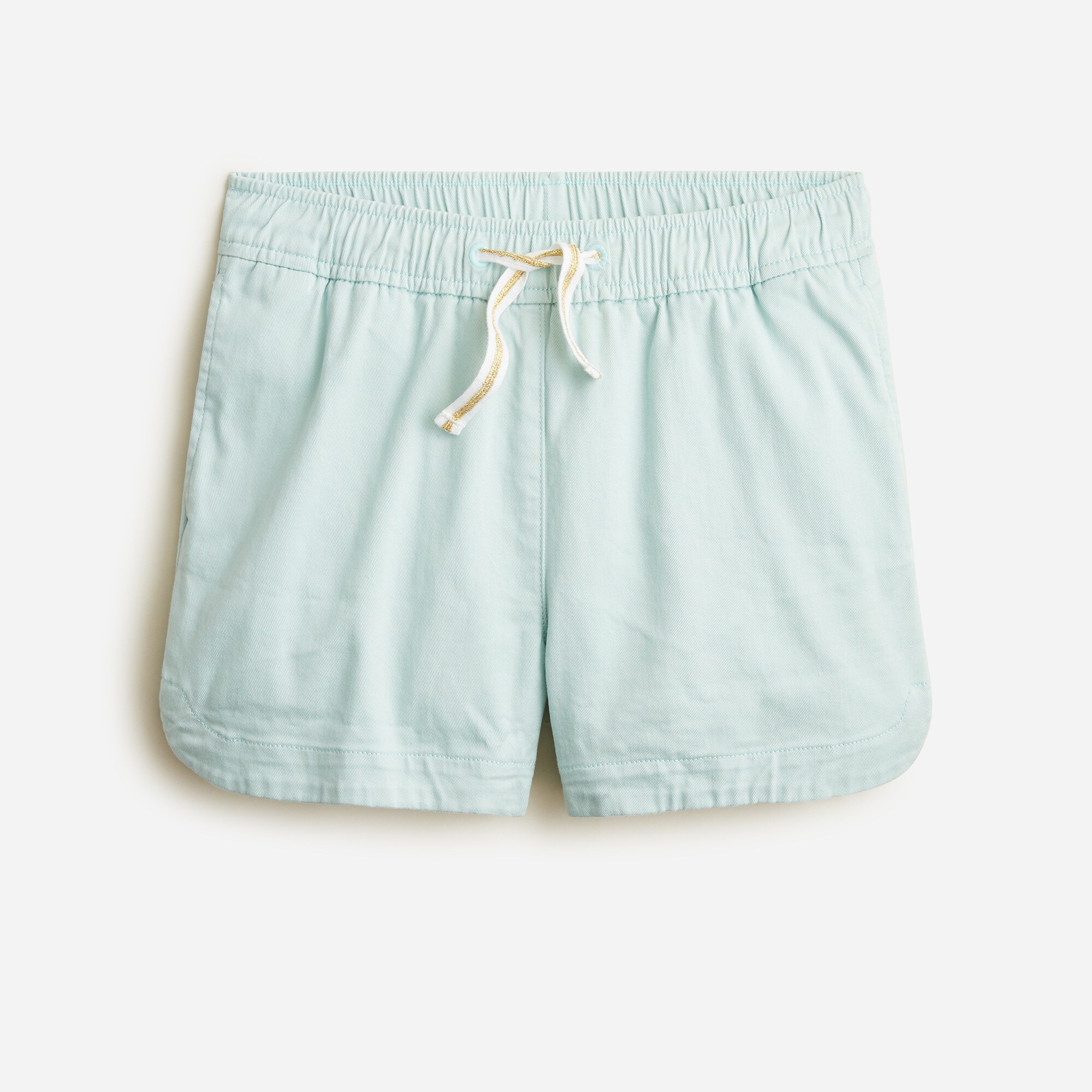  Girls&apos; fishtail-hem short in chino
