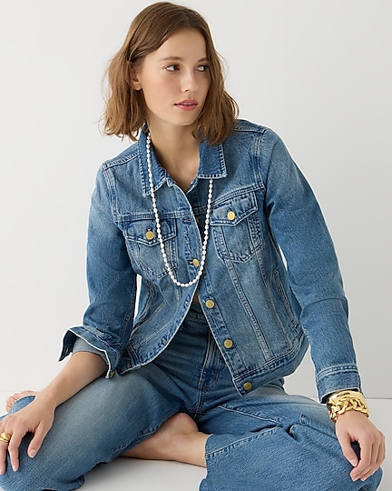 J. Crew Classic Jean Jacket in Brilliant Day Wash