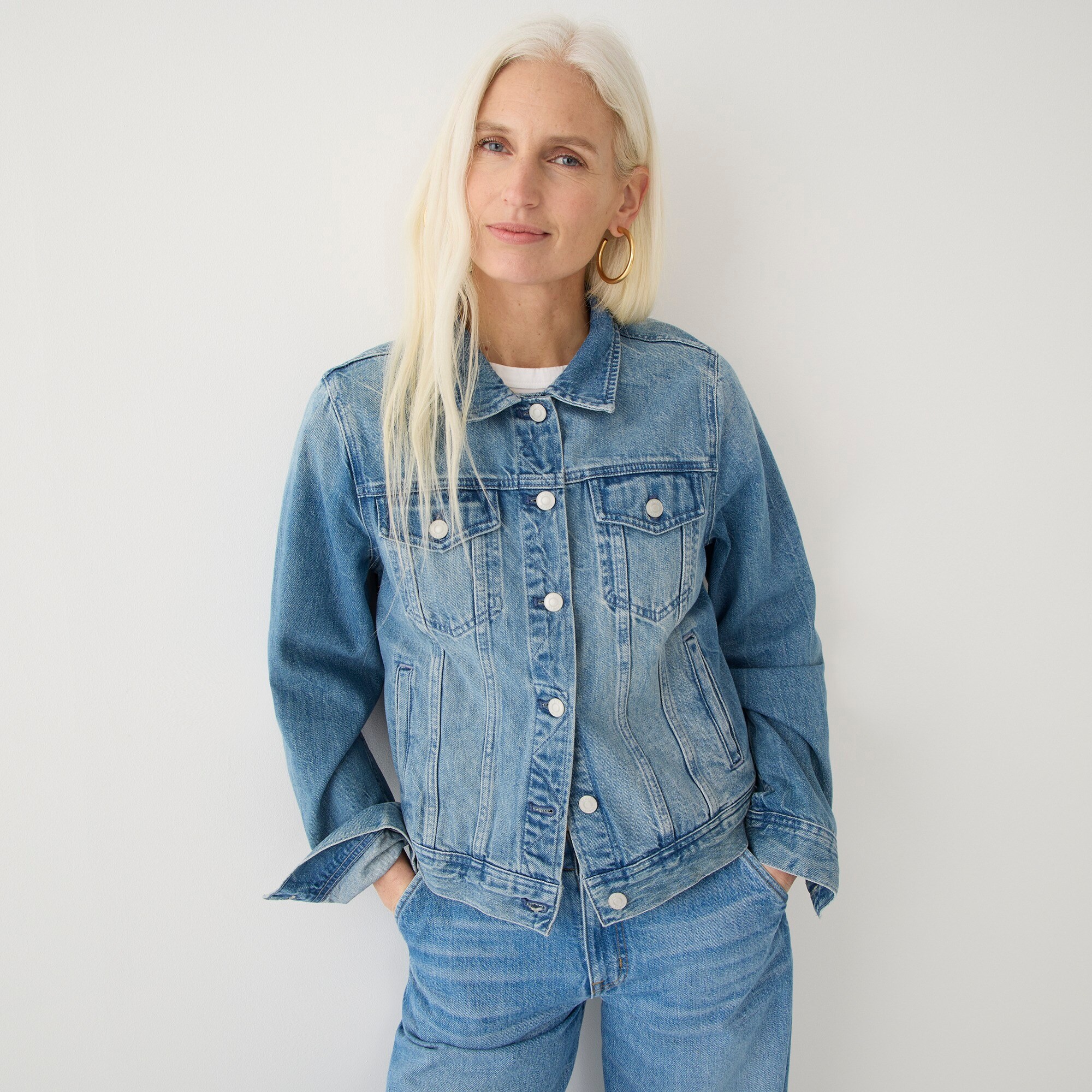 J crew classic denim jacket 2025