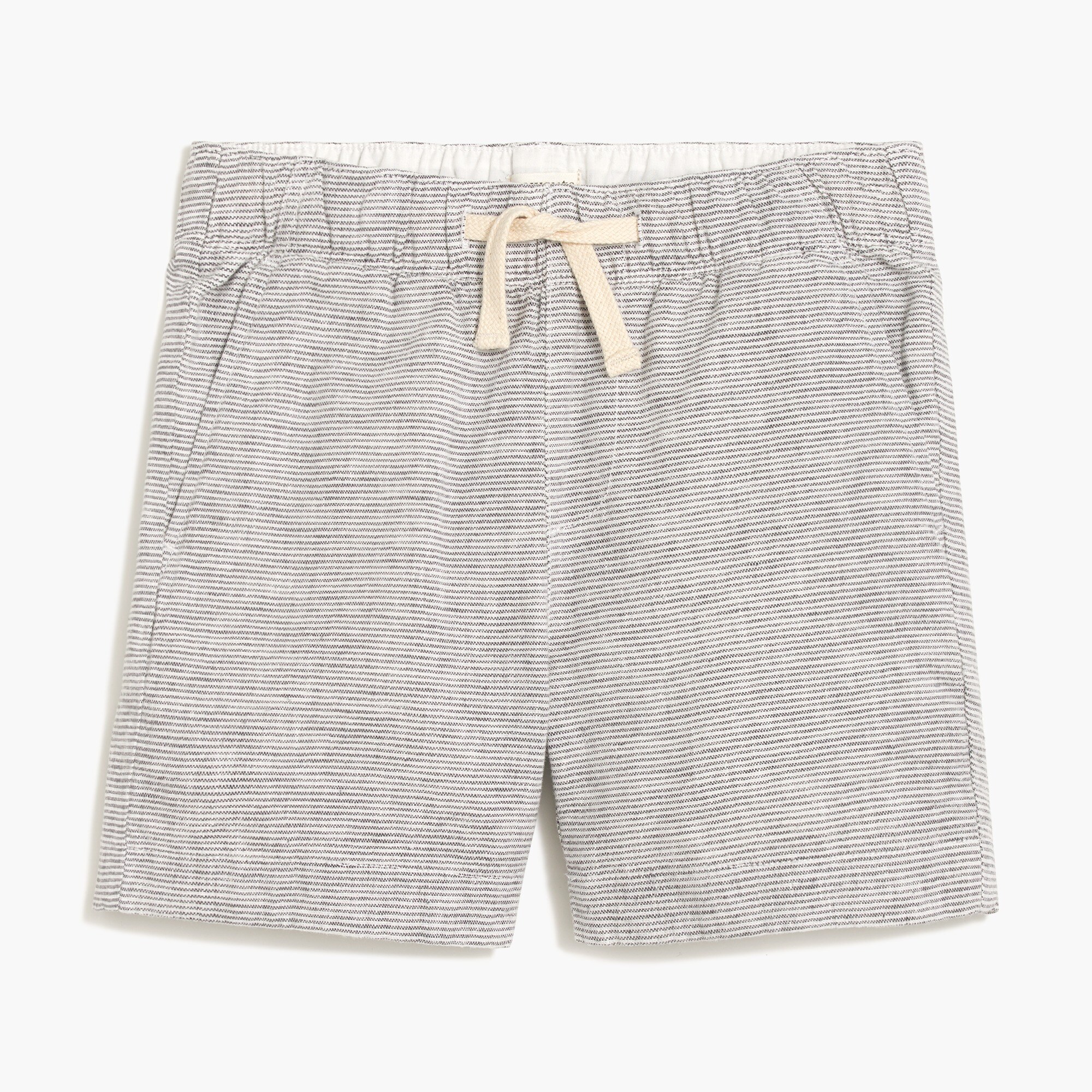 Boys' pull-on short in linen-cotton