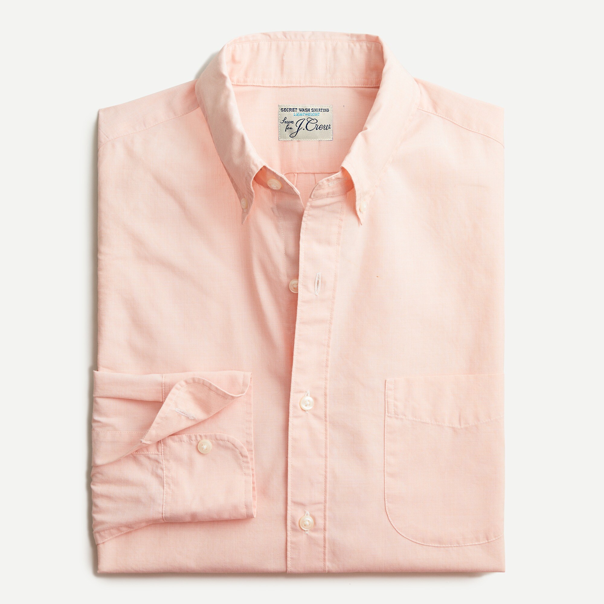 Lightweight Secret Wash cotton poplin shirt