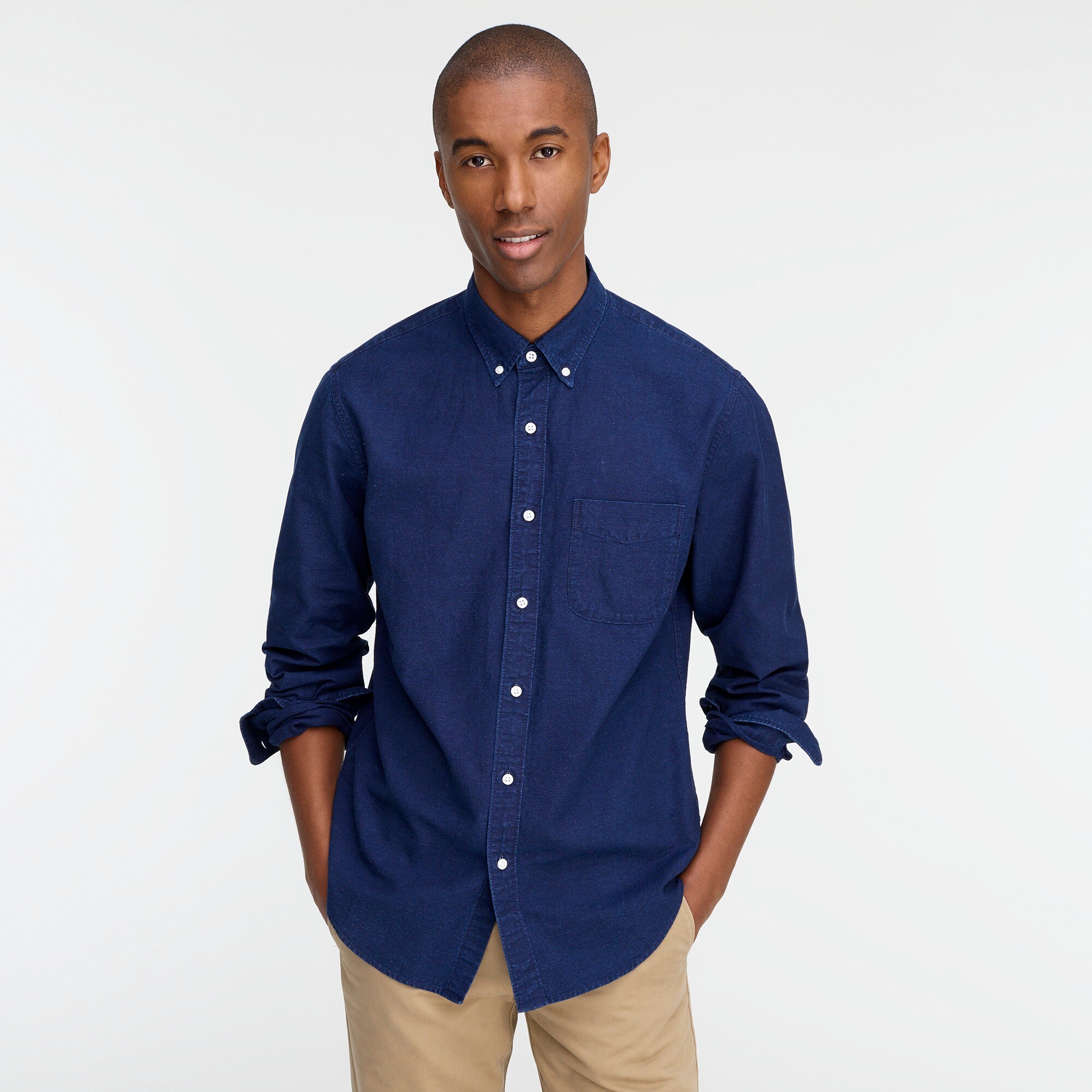 denim oxford shirt