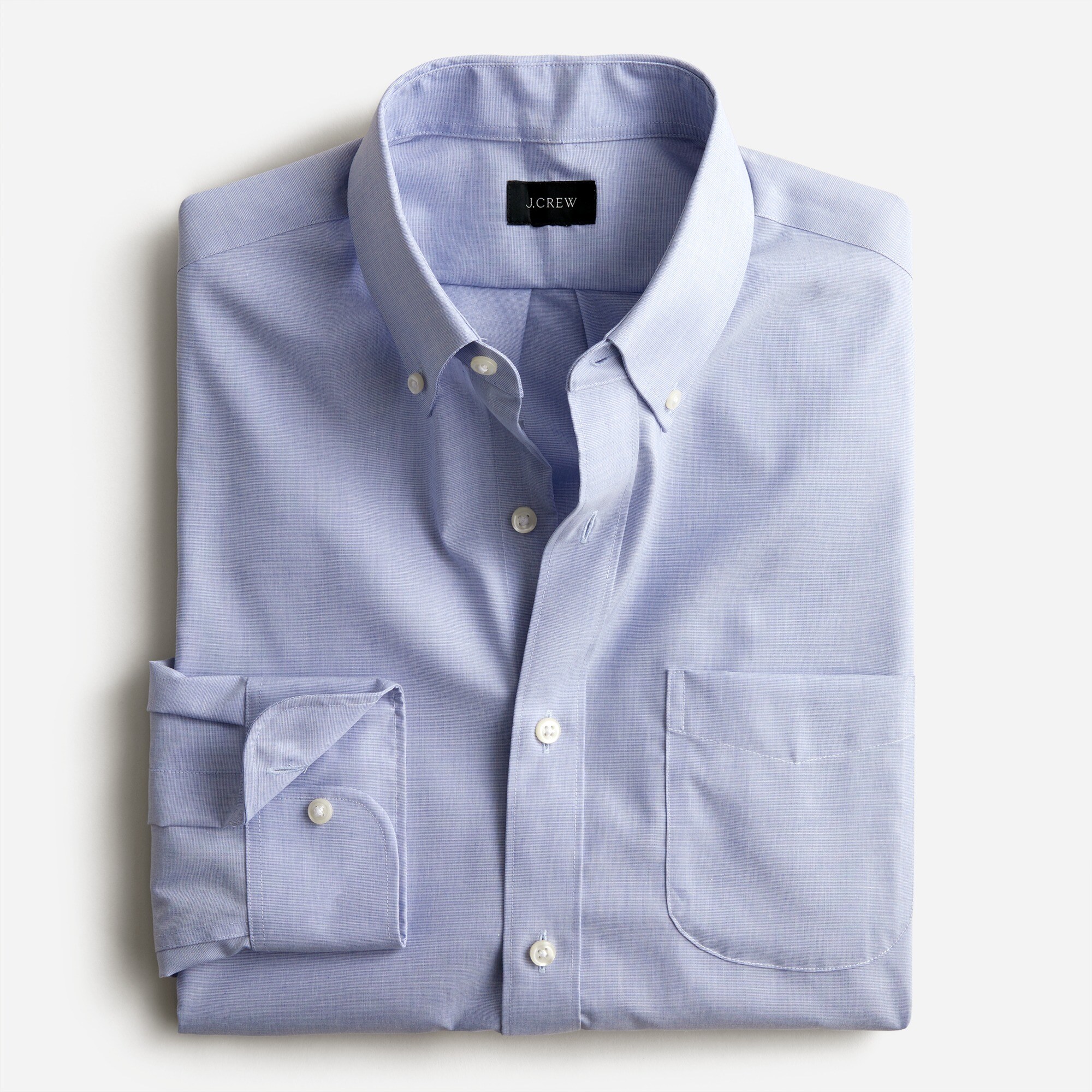 Slim Bowery wrinkle-free stretch cotton shirt