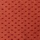 Ruffle-trim V-neck popover in clip dot DEEP REDWOOD j.crew: ruffle-trim v-neck popover in clip dot for women