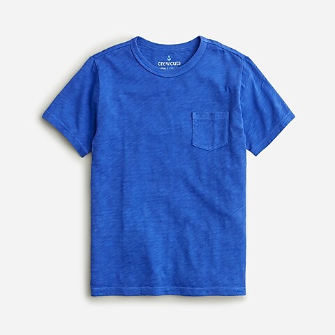 boys Kids&apos; garment-dyed pocket T-shirt