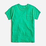 Kids&apos; garment-dyed pocket T-shirt