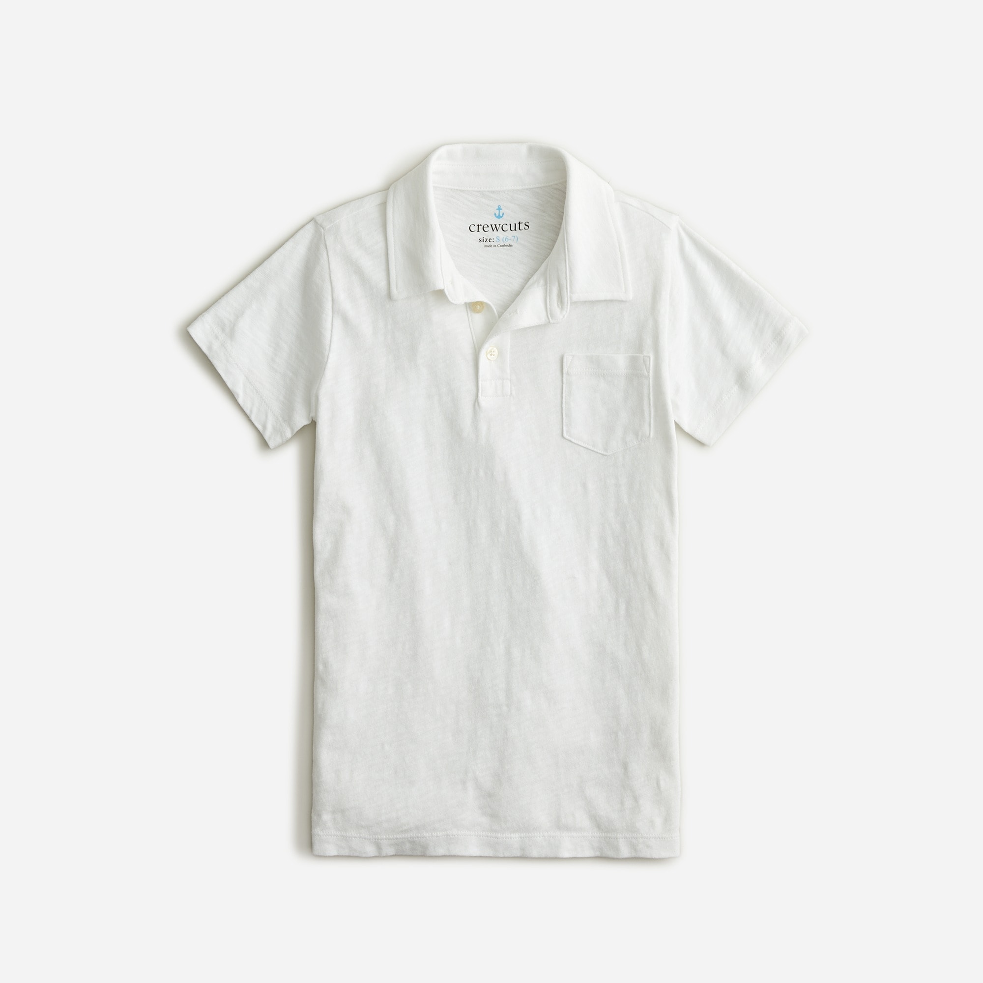 J.Crew: Kids' Short-sleeve Garment-dyed Polo Shirt For Boys