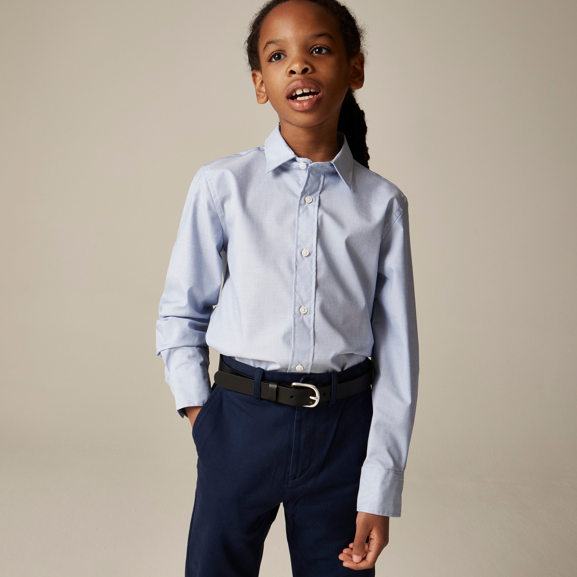  Boys' Ludlow Premium fine cotton dress shirt