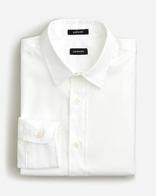 girls Boys' Ludlow Premium fine cotton dress shirt