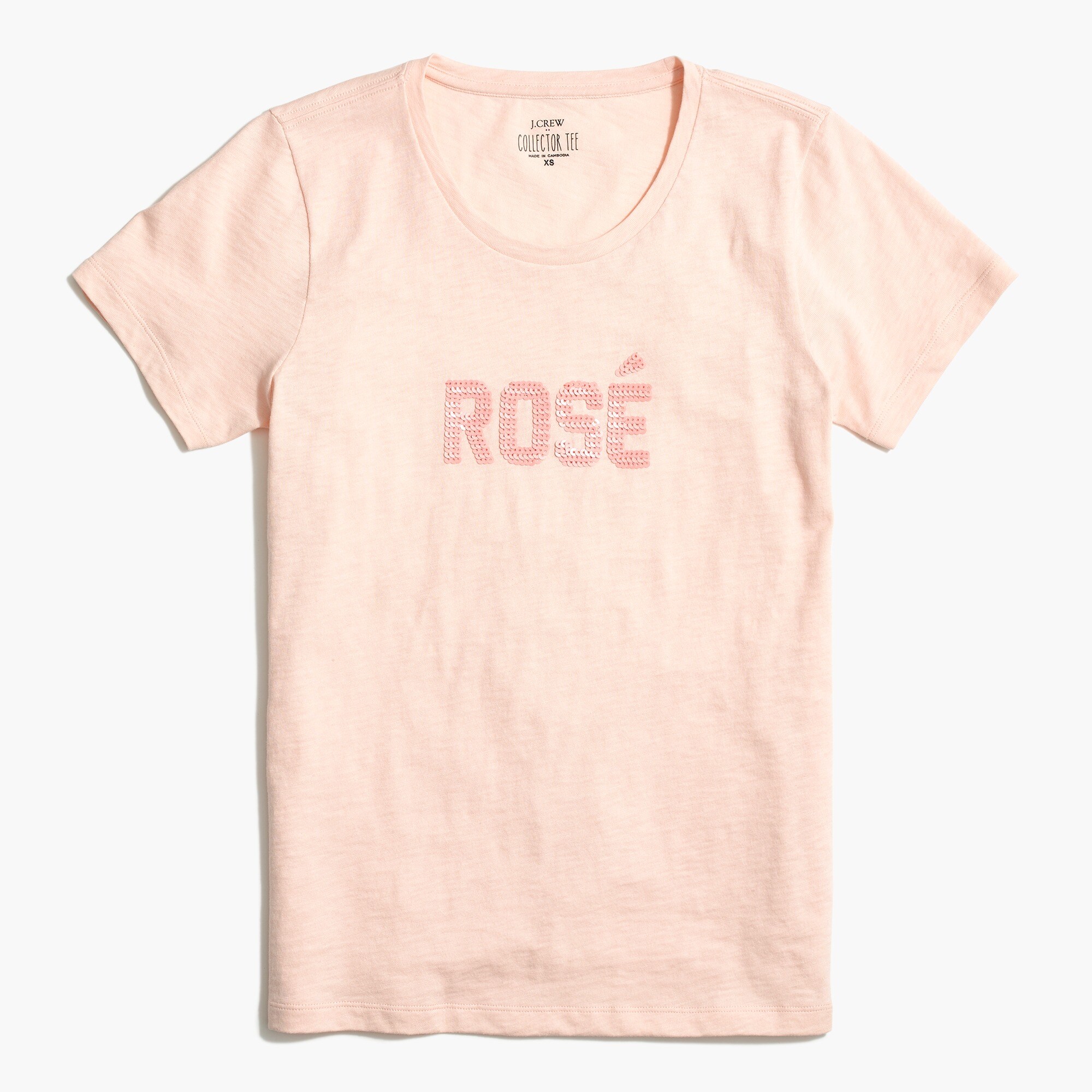 Sequin rose graphic tee