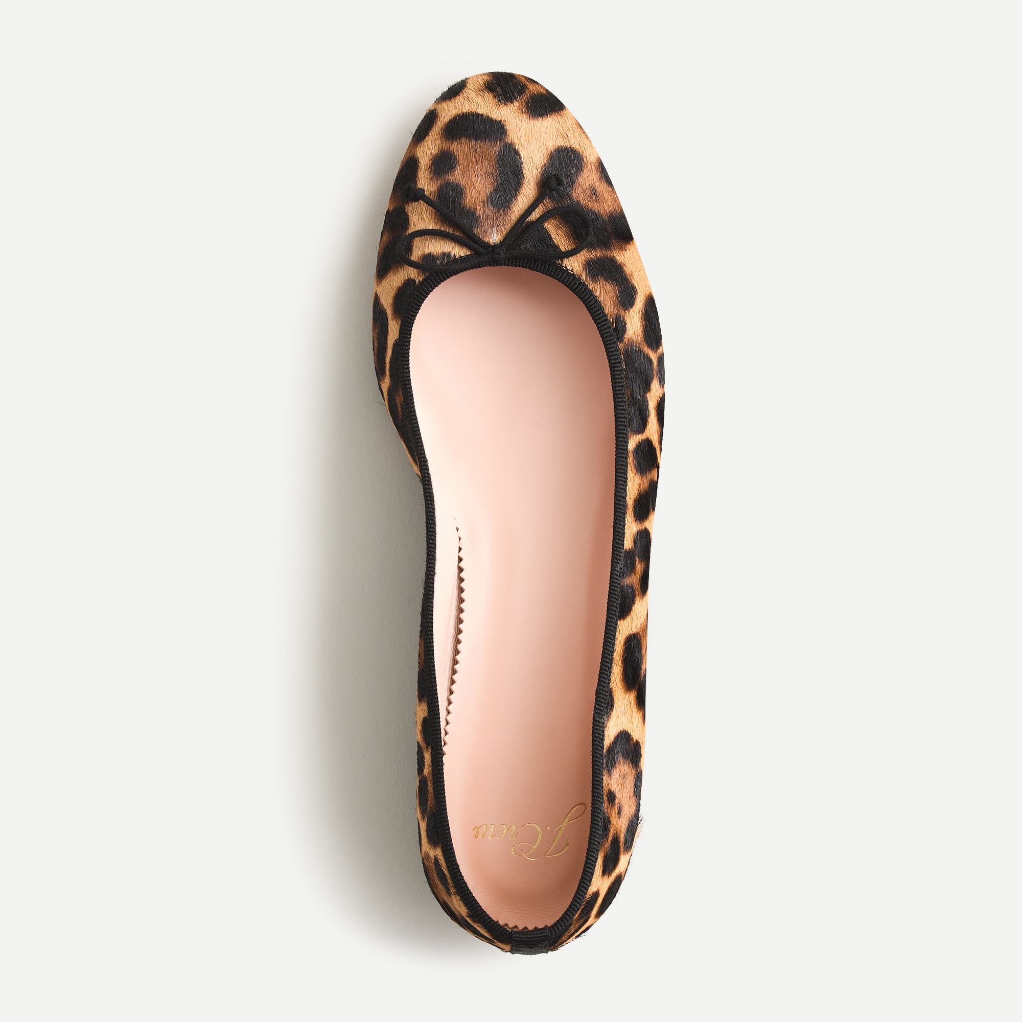 j crew calf hair flats