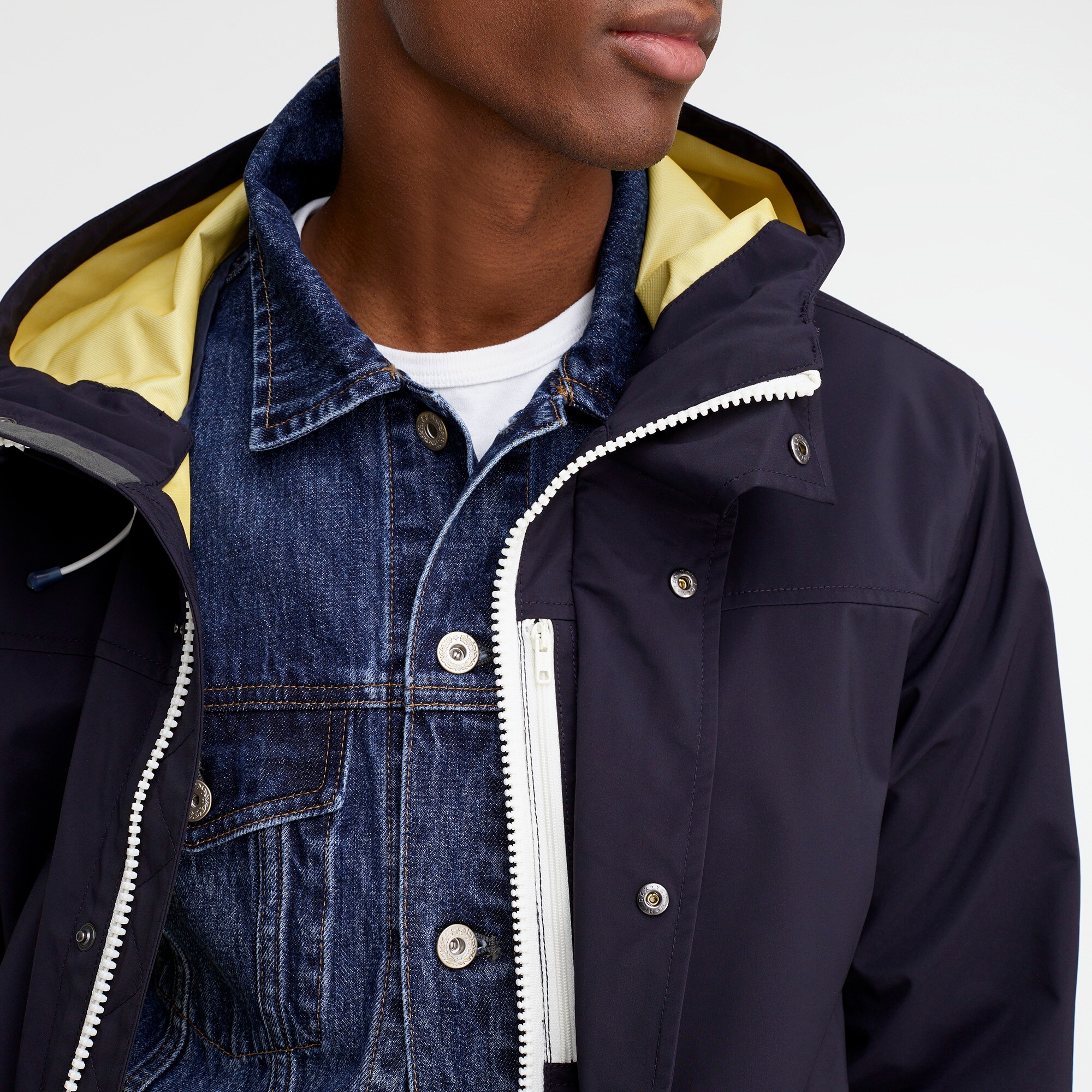 J.Crew Brunswick Rain Jacket For Men