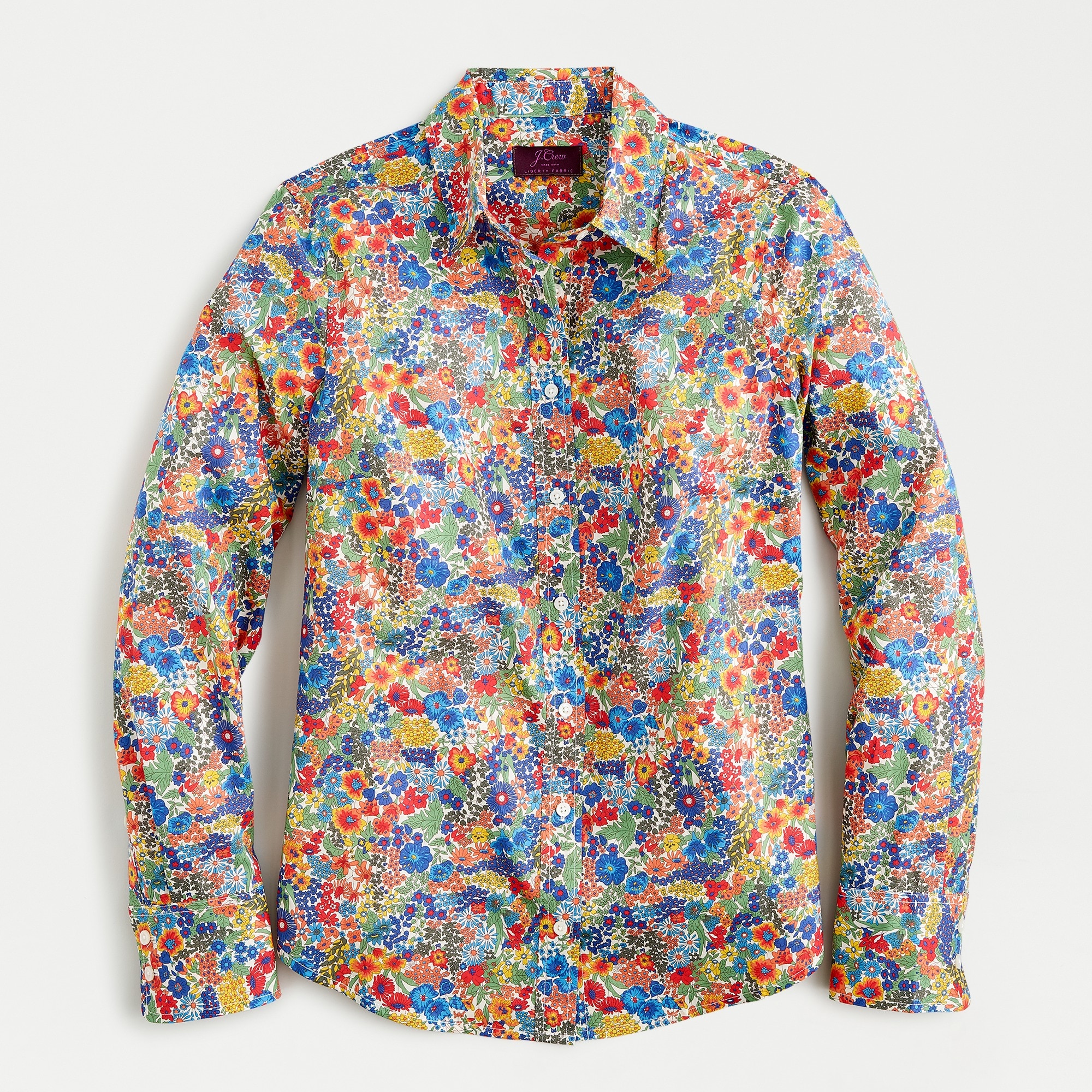 Cotton Poplin Perfect Shirt In Liberty® June's Meadow Floral