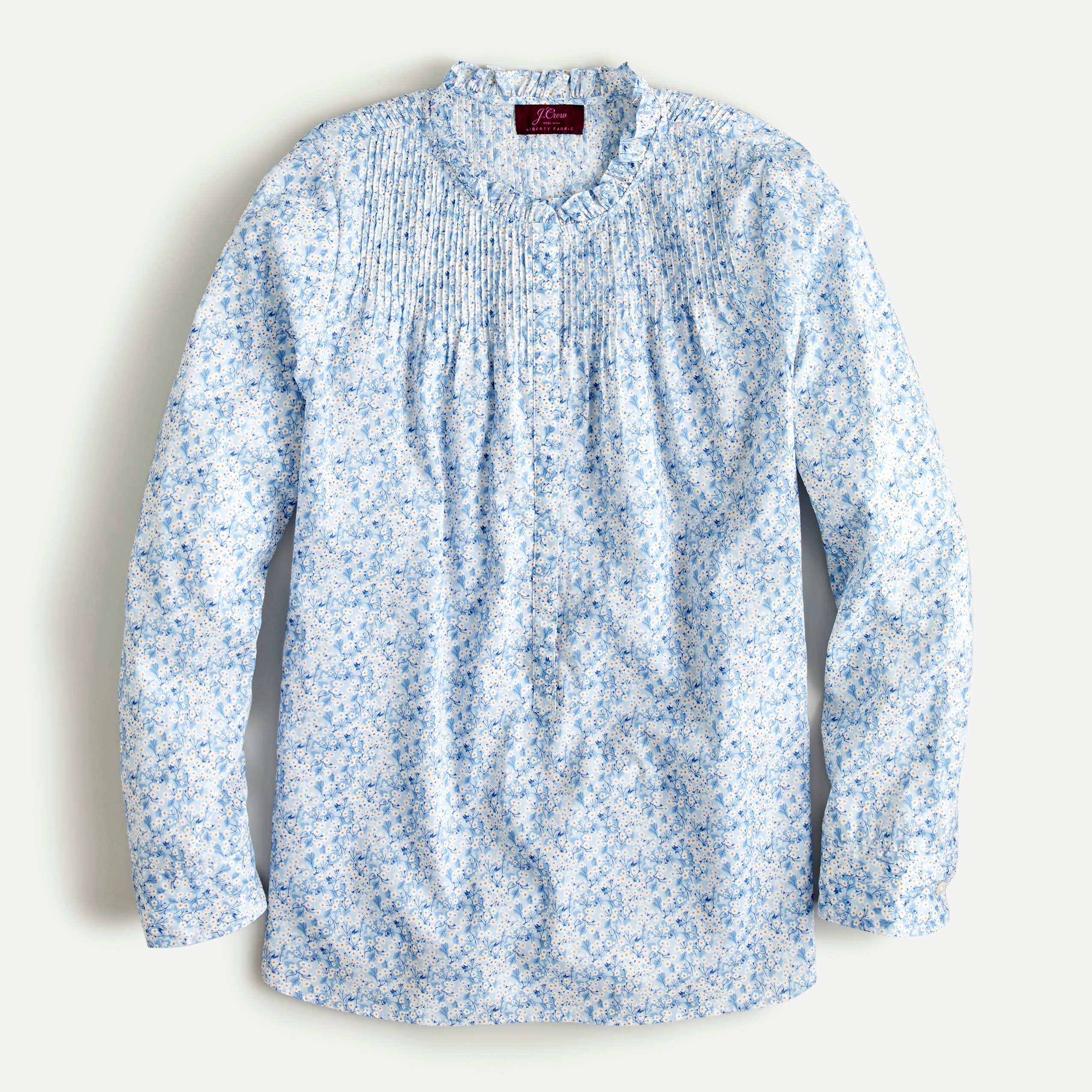 Cotton Poplin Classic Popover Shirt In Liberty® Misti Valeria