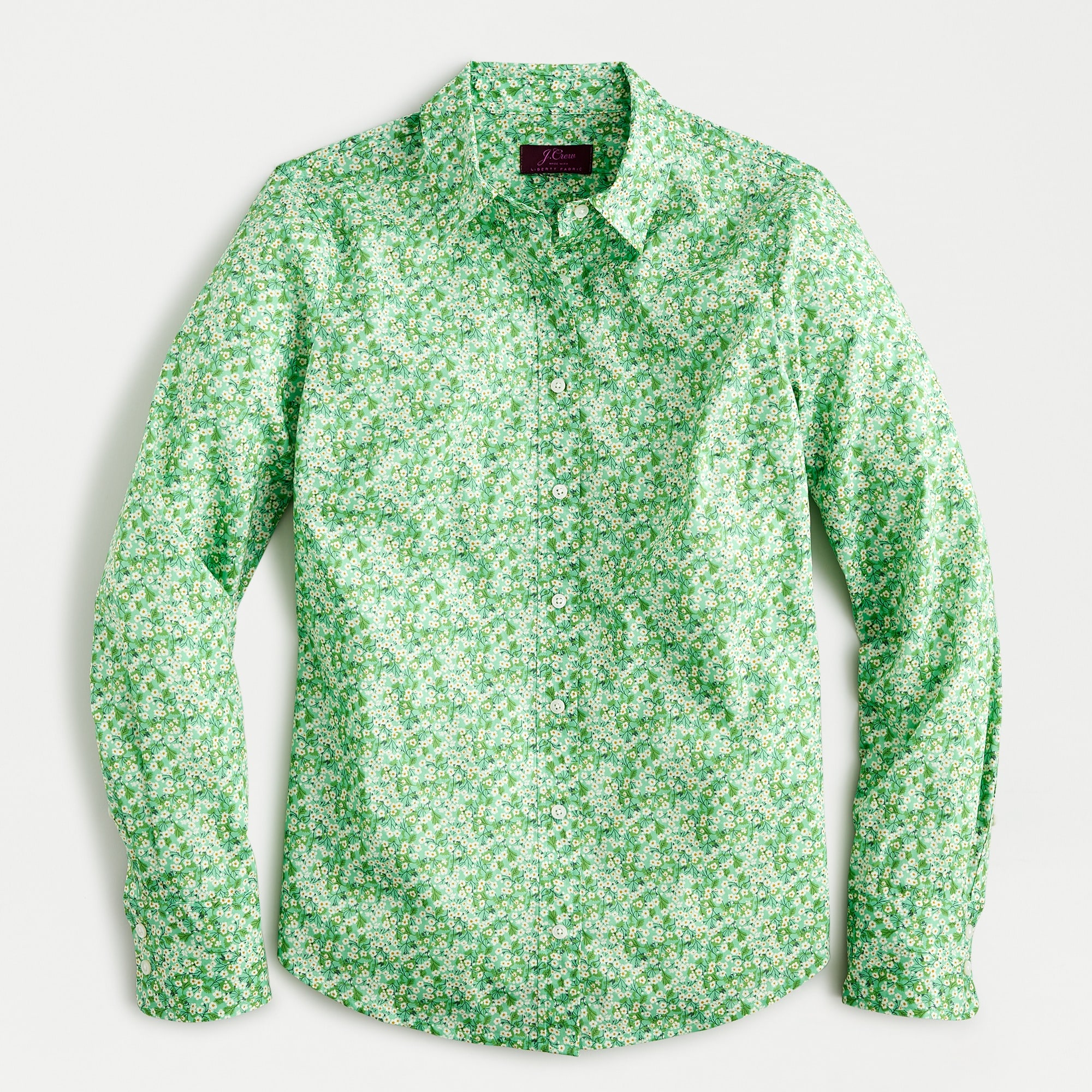J.Crew: Cotton Poplin Perfect Shirt In Liberty® Misti Valeria Floral Print  For Women