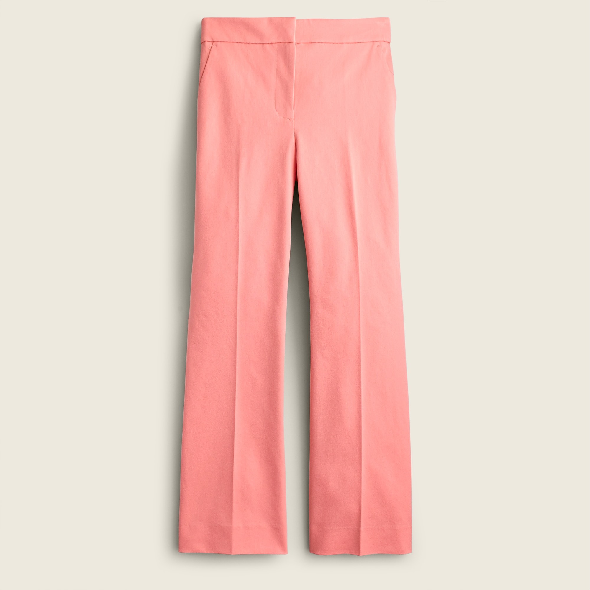 Hayden kickout crop pant in bi-stretch cotton