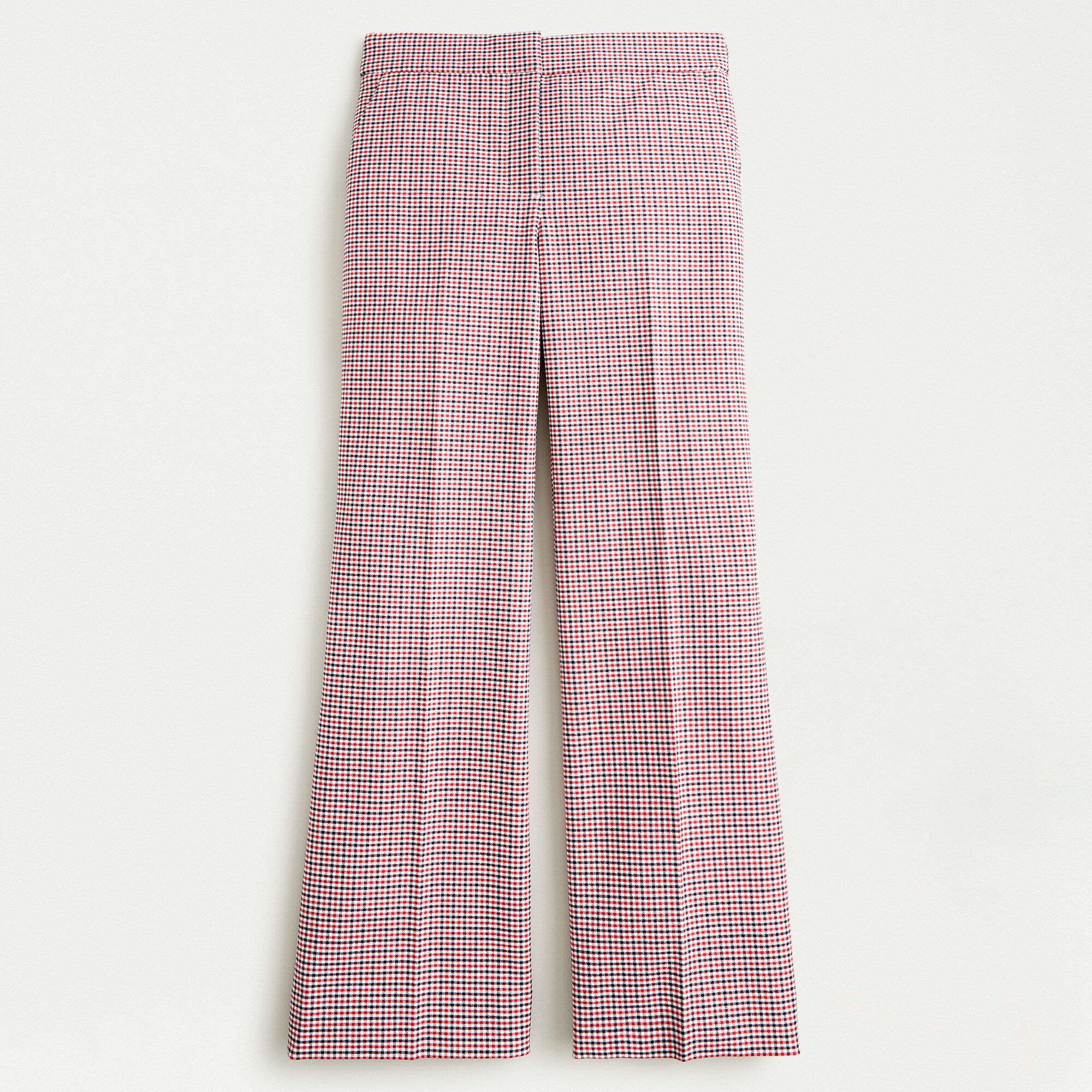 Hayden kickout crop pant in plaid