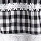 Daisy-chain peplum top in gingham BLACK WHITE j.crew: daisy-chain peplum top in gingham for women