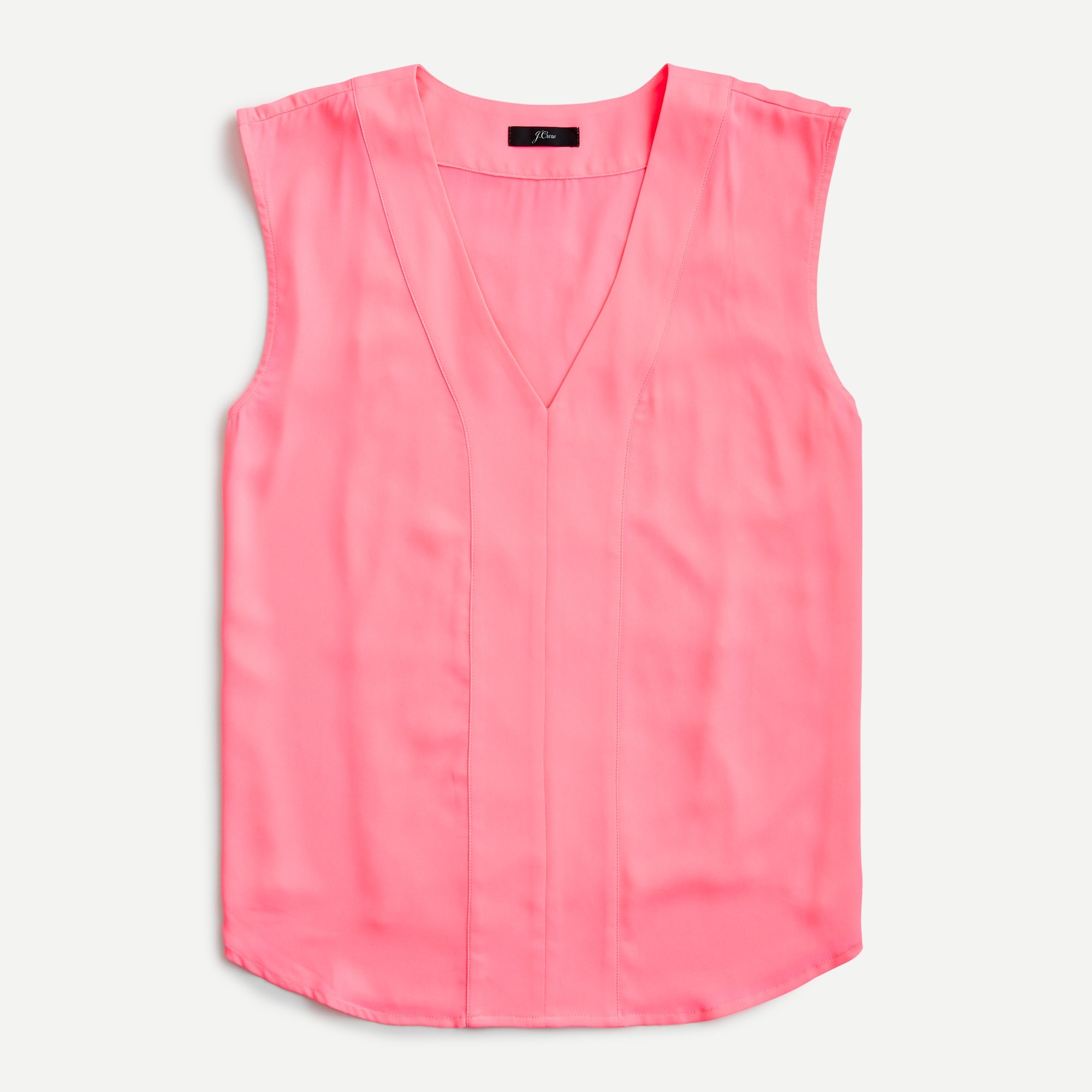 Sleeveless V-neck blouse