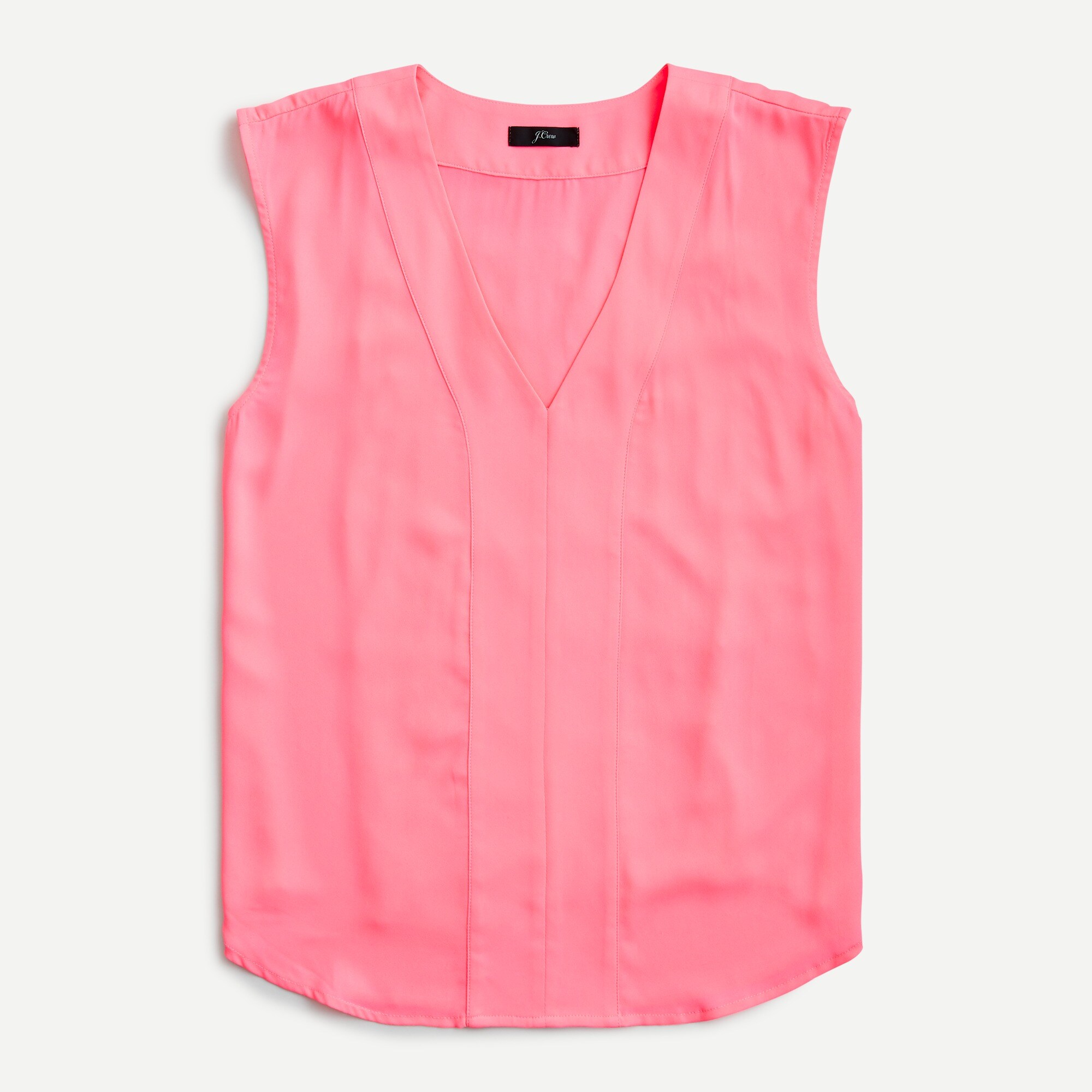 Sleeveless V-neck blouse