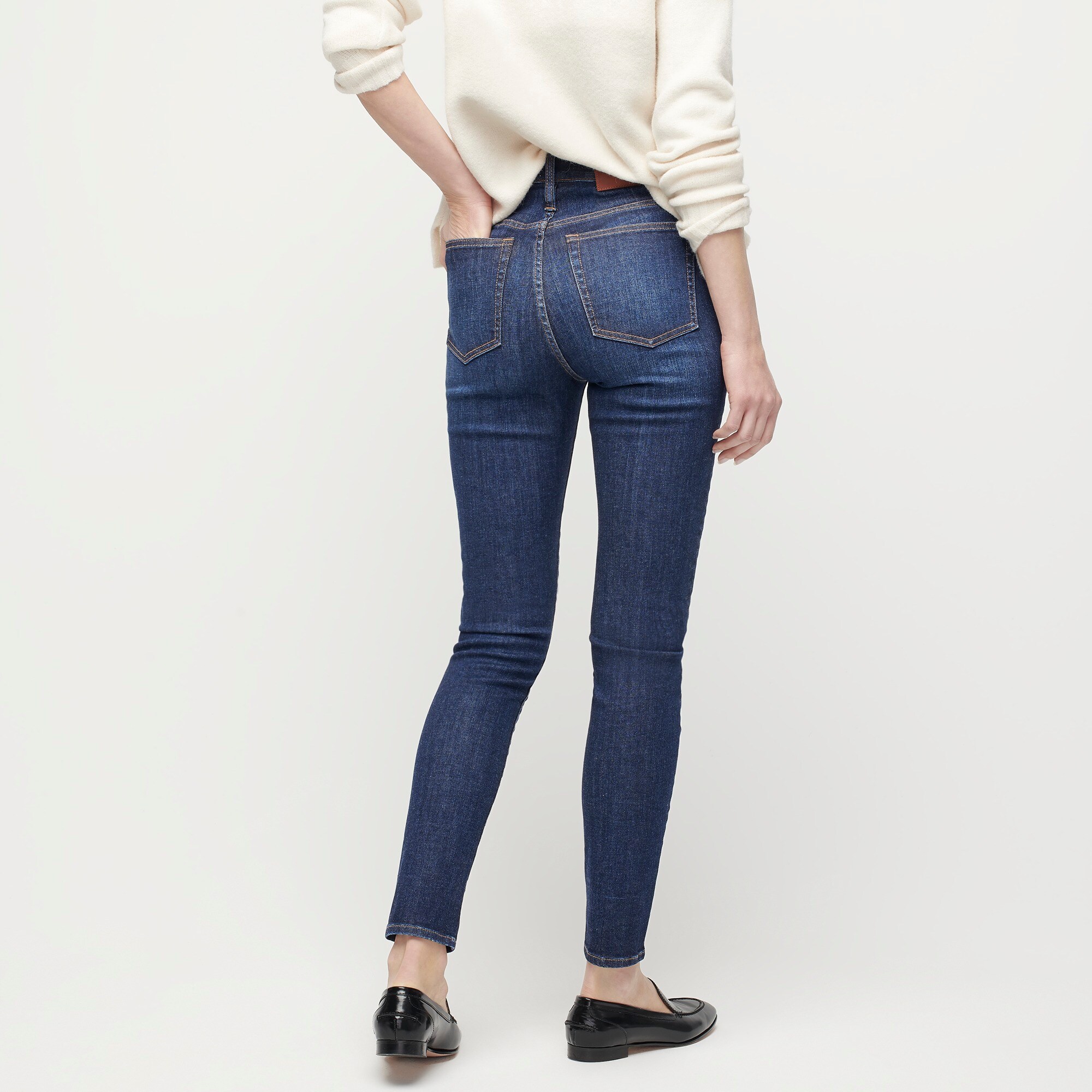 j crew high rise toothpick jean