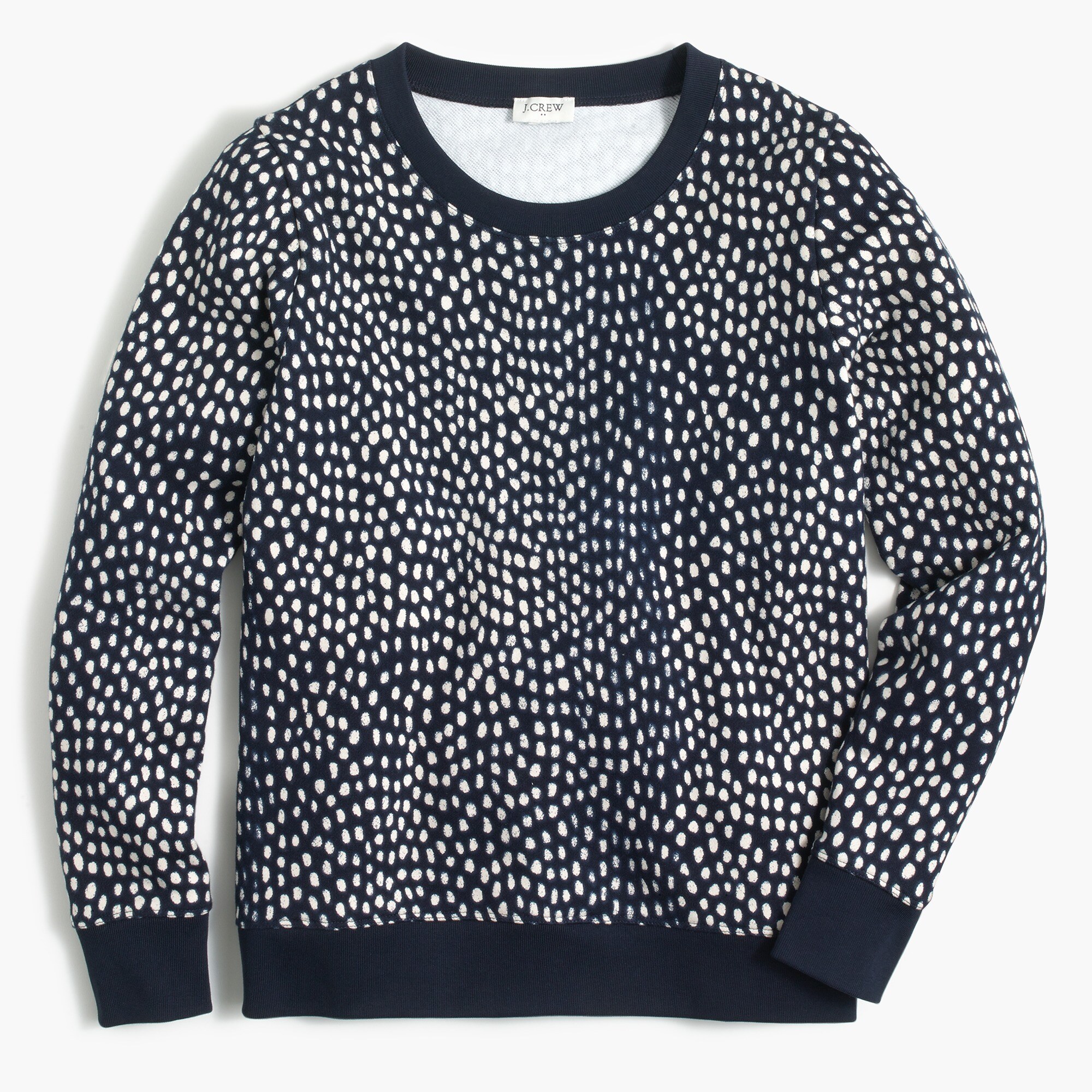 printed crewneck sweatshirt for women