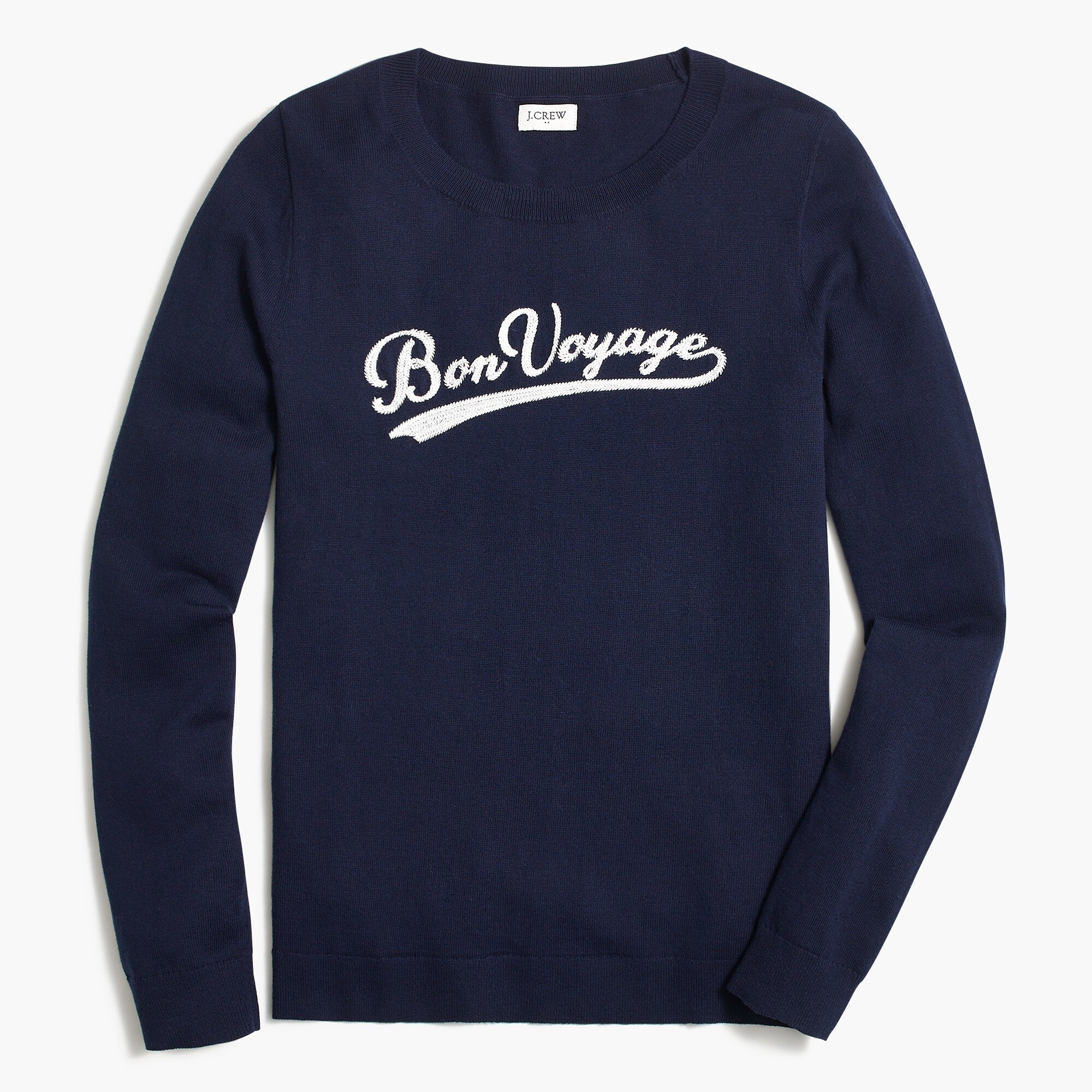 bon voyage teddie sweater for women