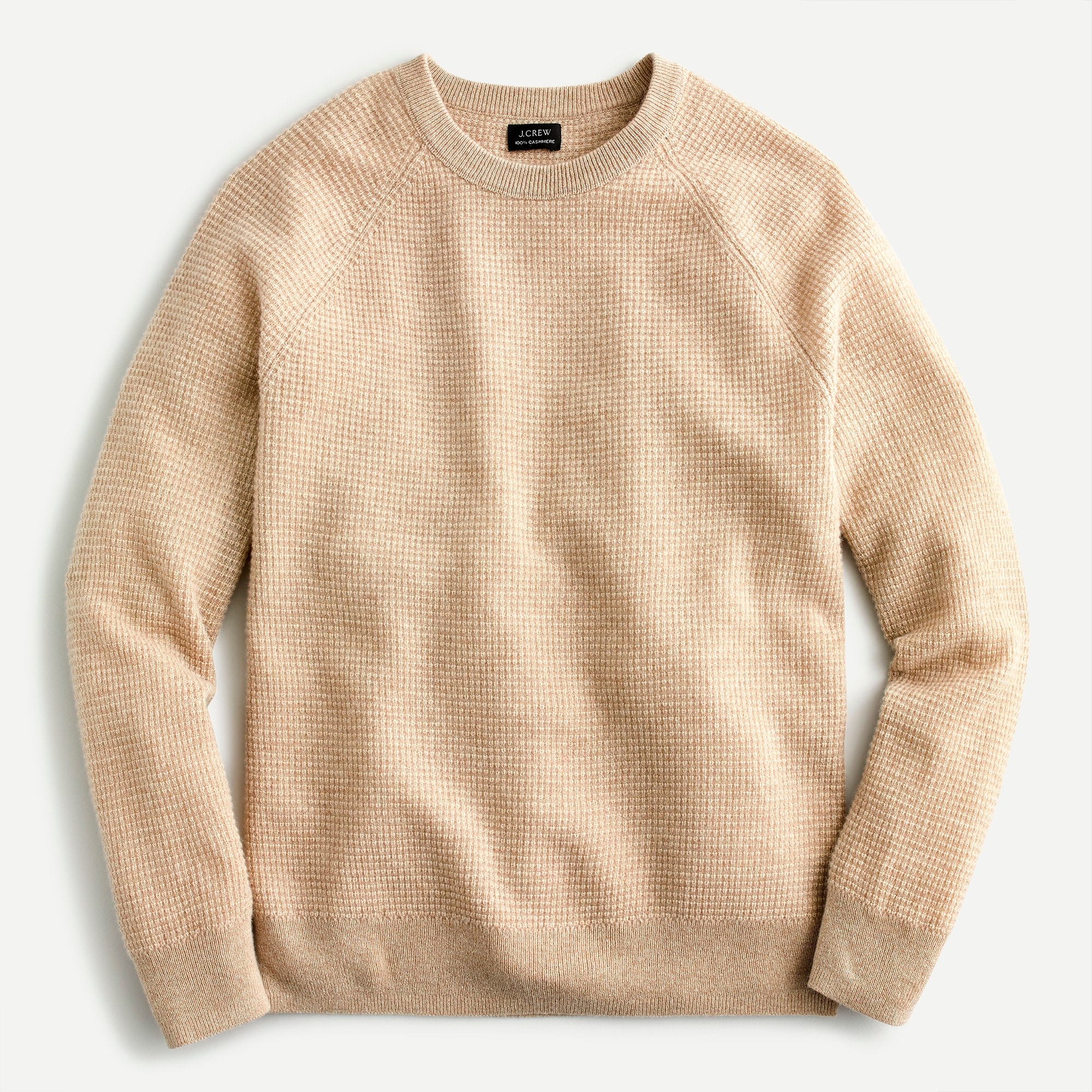 Cashmere waffle sweater