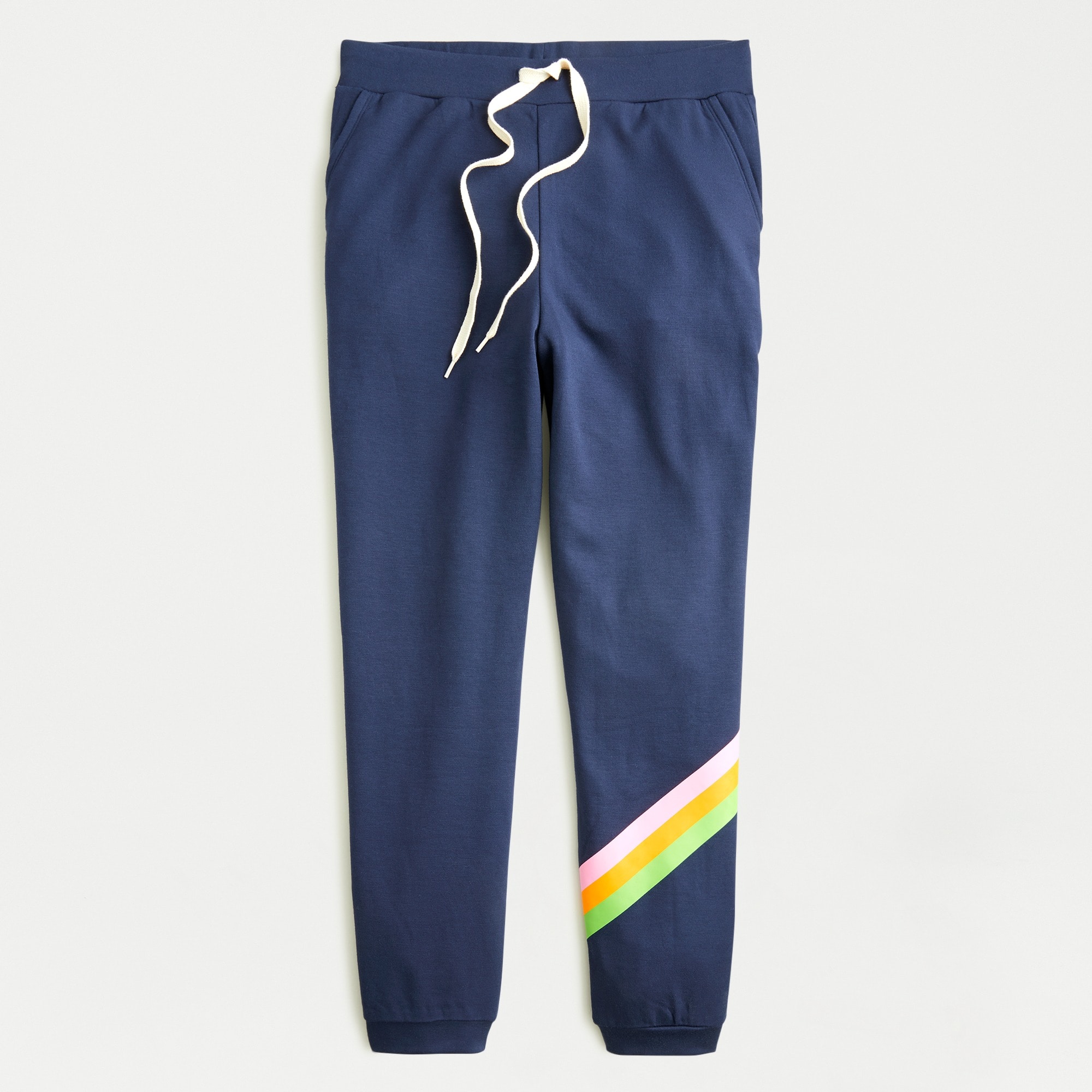 FILA Unveils Cozy Navy Taped Logo Jogger Pants