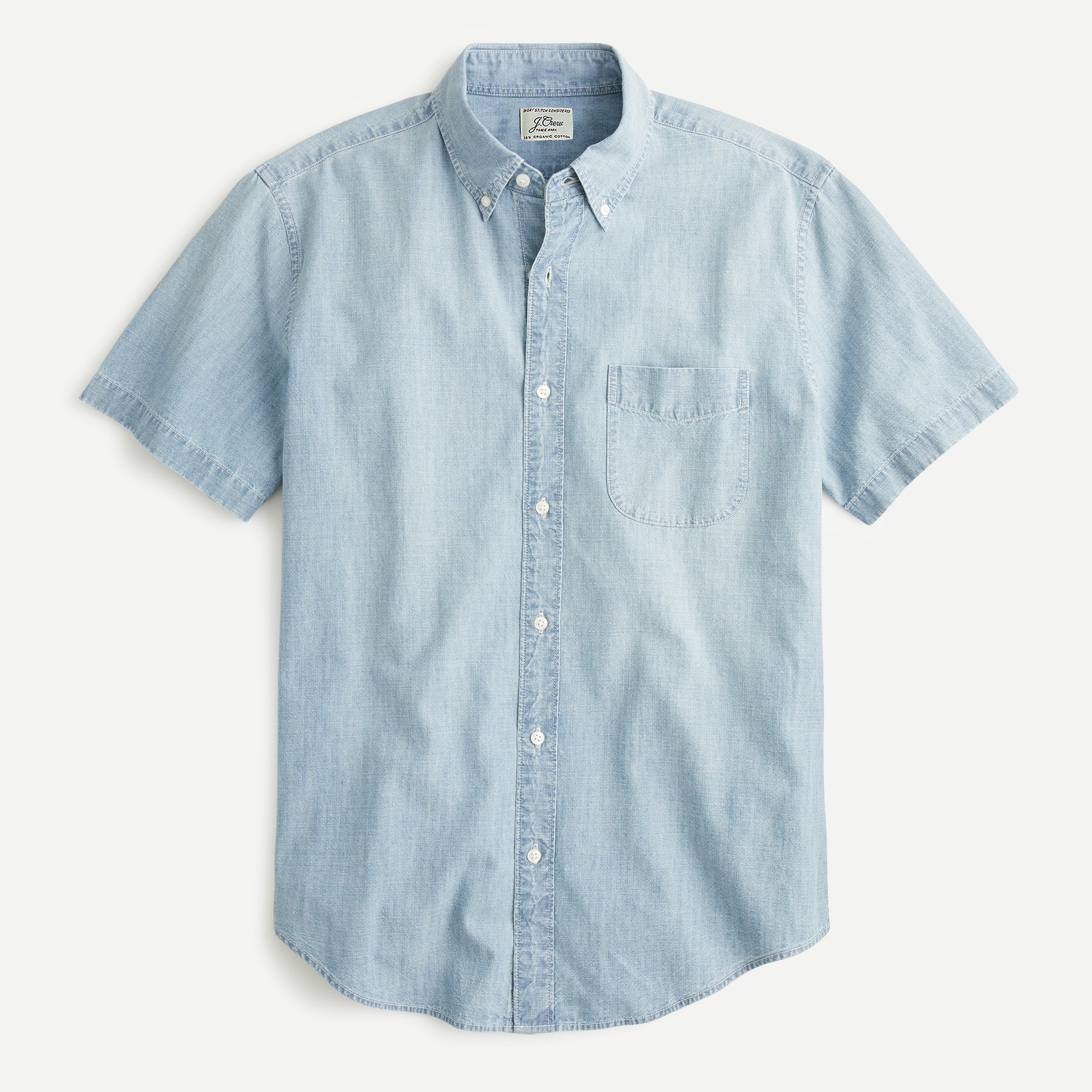 stretch chambray shirt