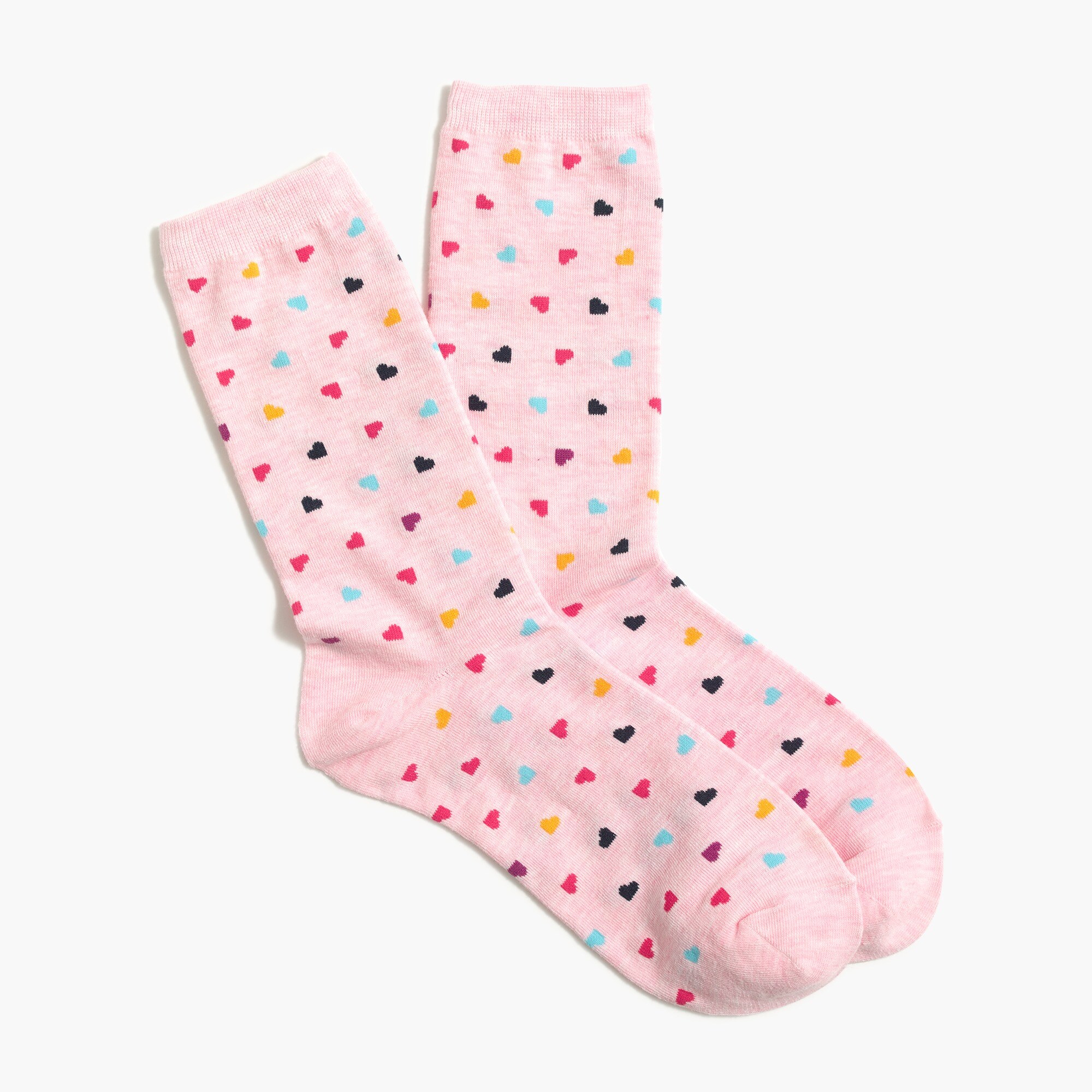 Mini heart trouser socks