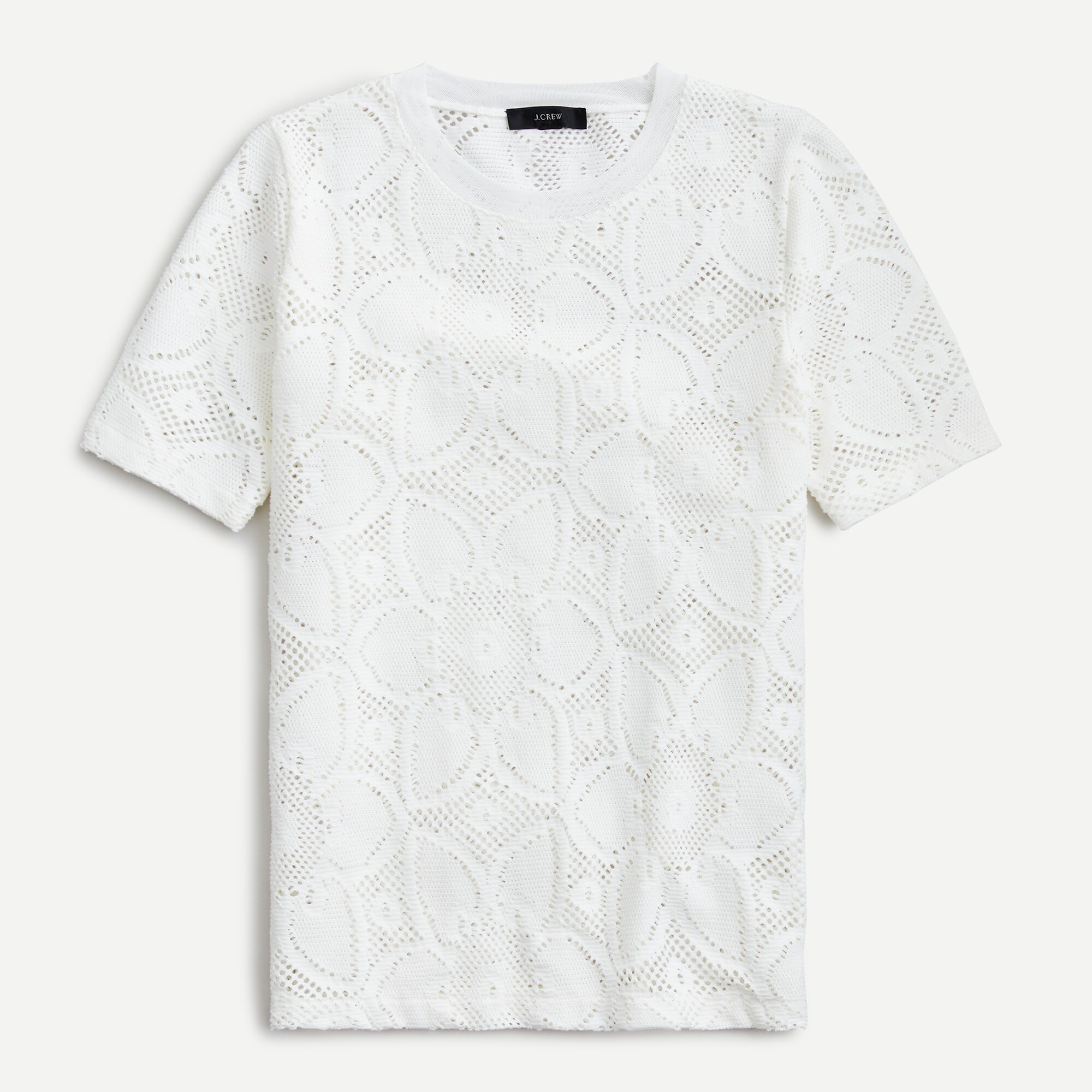 stretch lace shirt