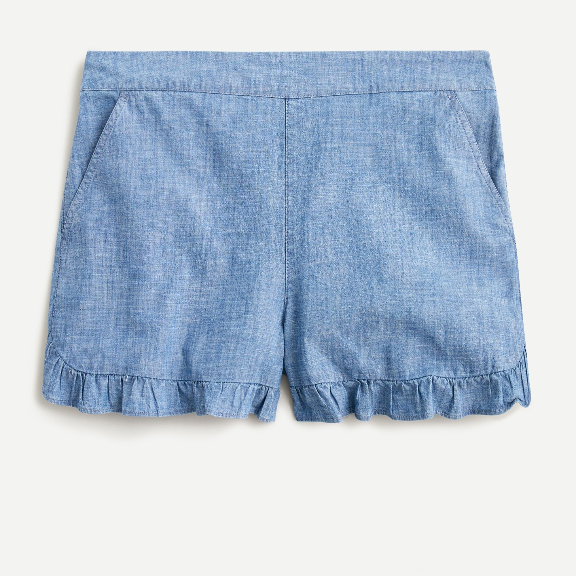 pull on denim shorts womens