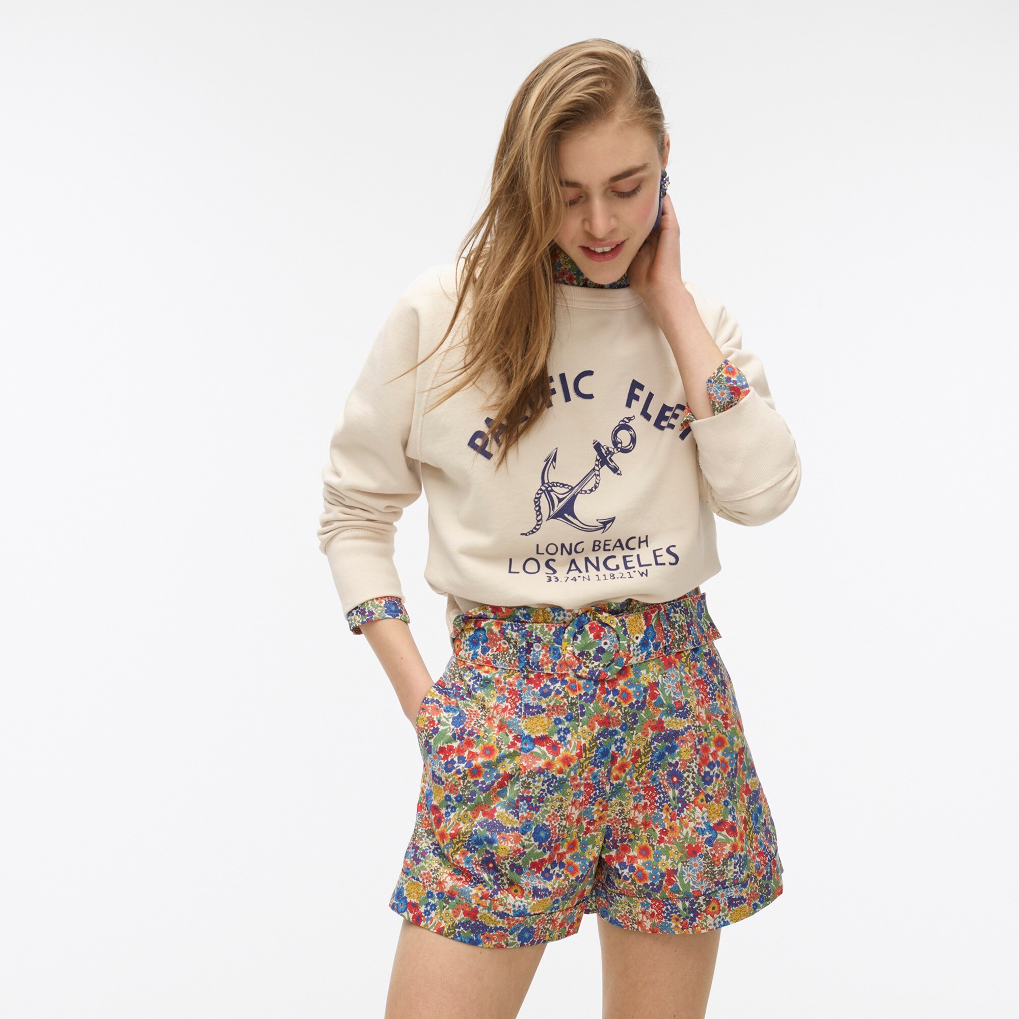 j crew sweat shorts