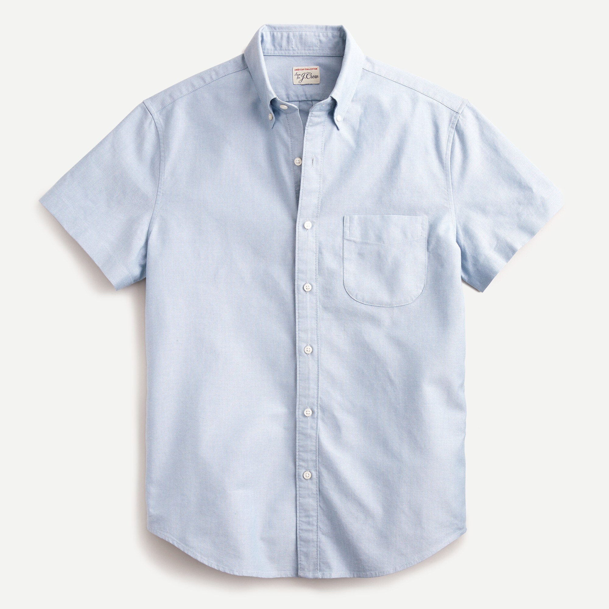 mens short sleeve oxford dress shirt Men's Pinpoint Oxford Short-Sleeve Shirt with Button-Down Collar | Edwards  Garment