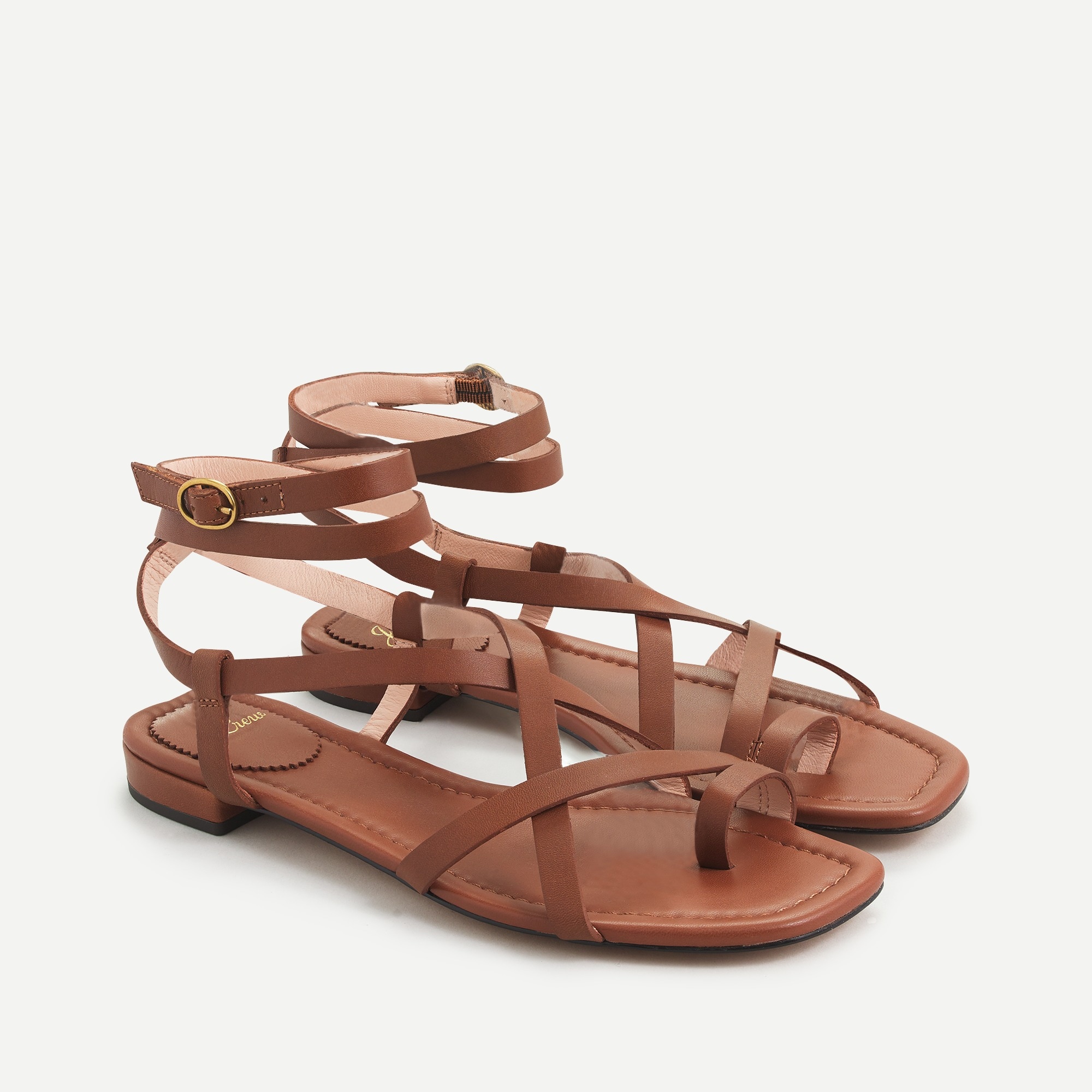 j crew lace up sandals