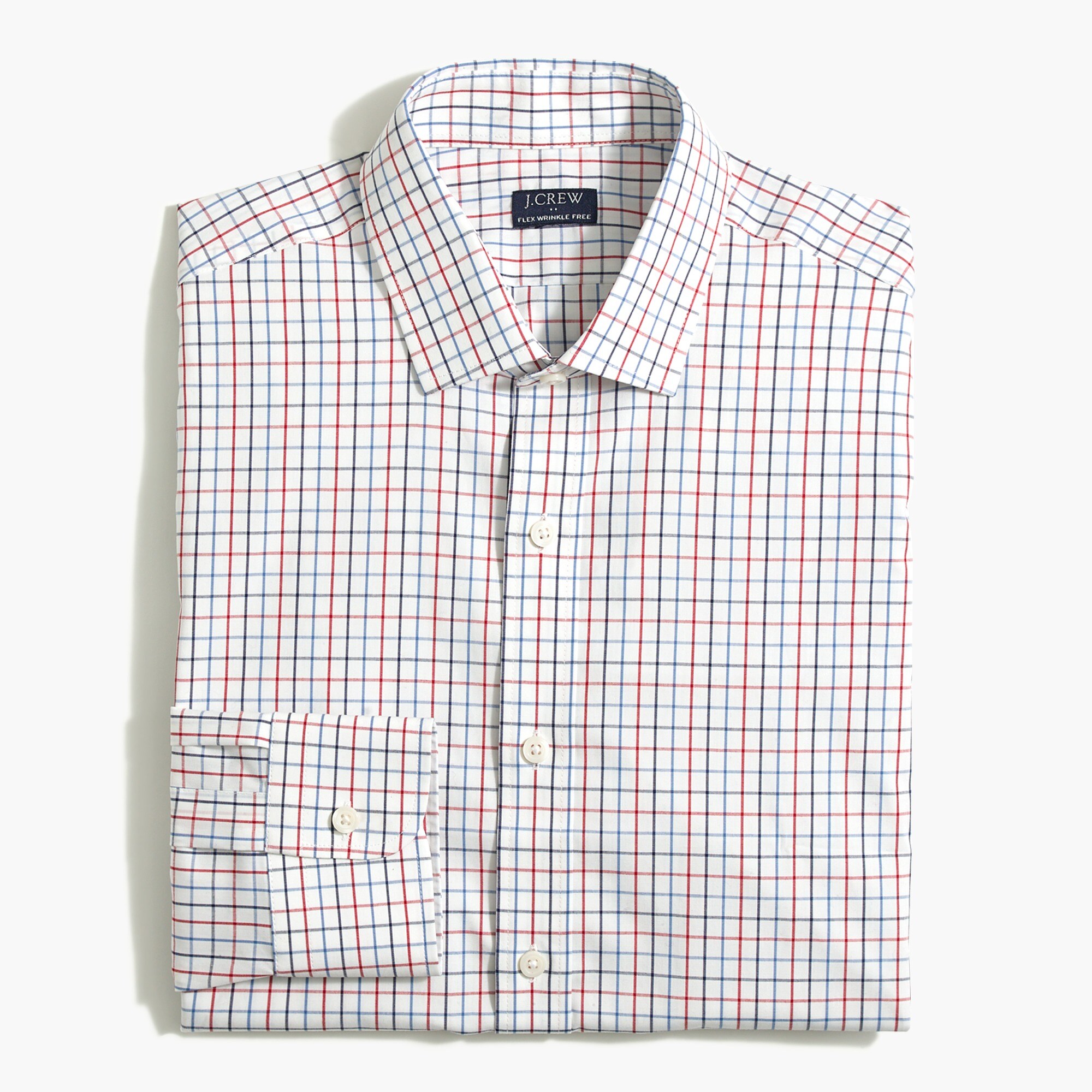 Thompson slim flex wrinkle-free dress shirt