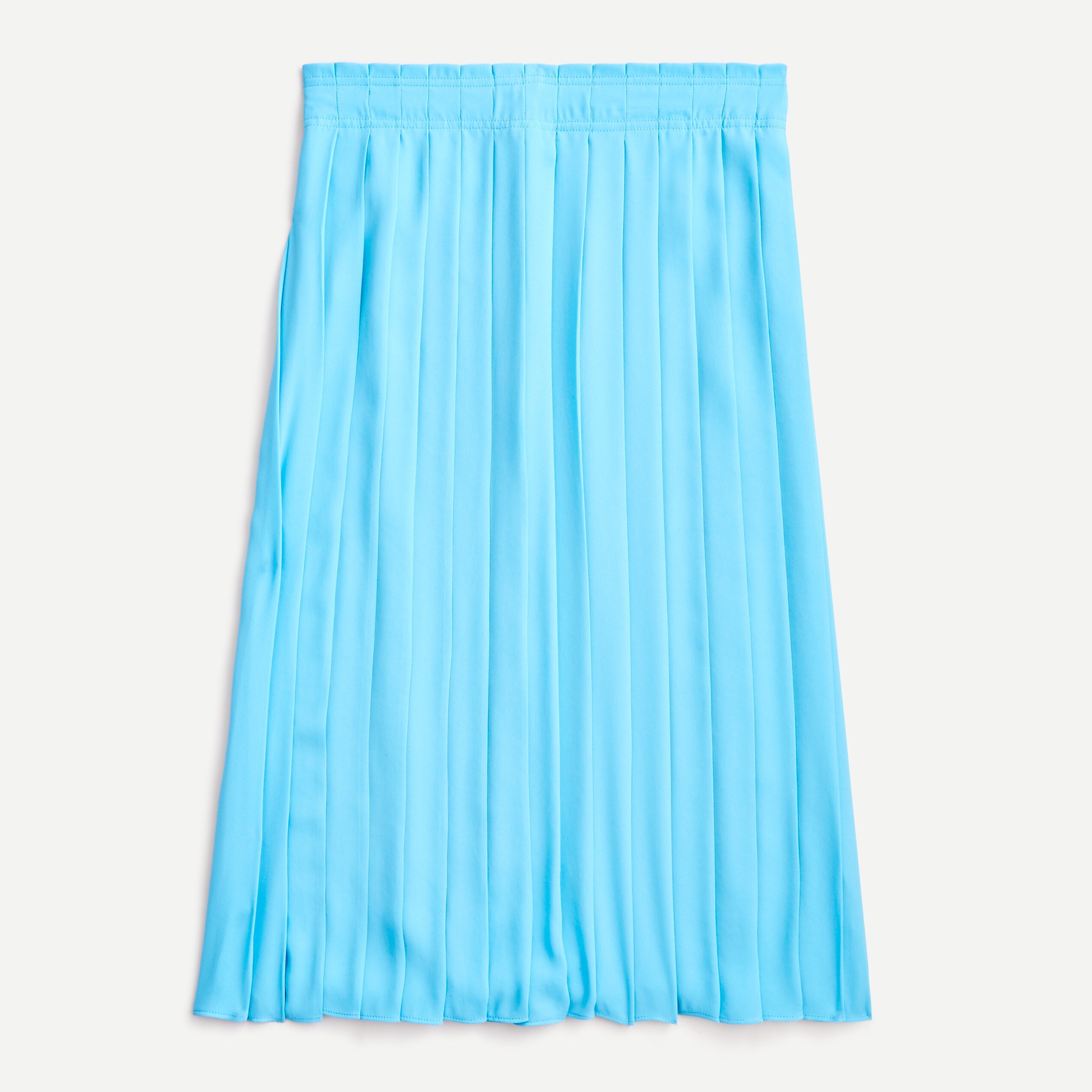 Pleated midi skirt