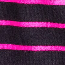 Cashmere crewneck sweater in simple stripe SNOW NAVY j.crew: cashmere crewneck sweater in simple stripe for women